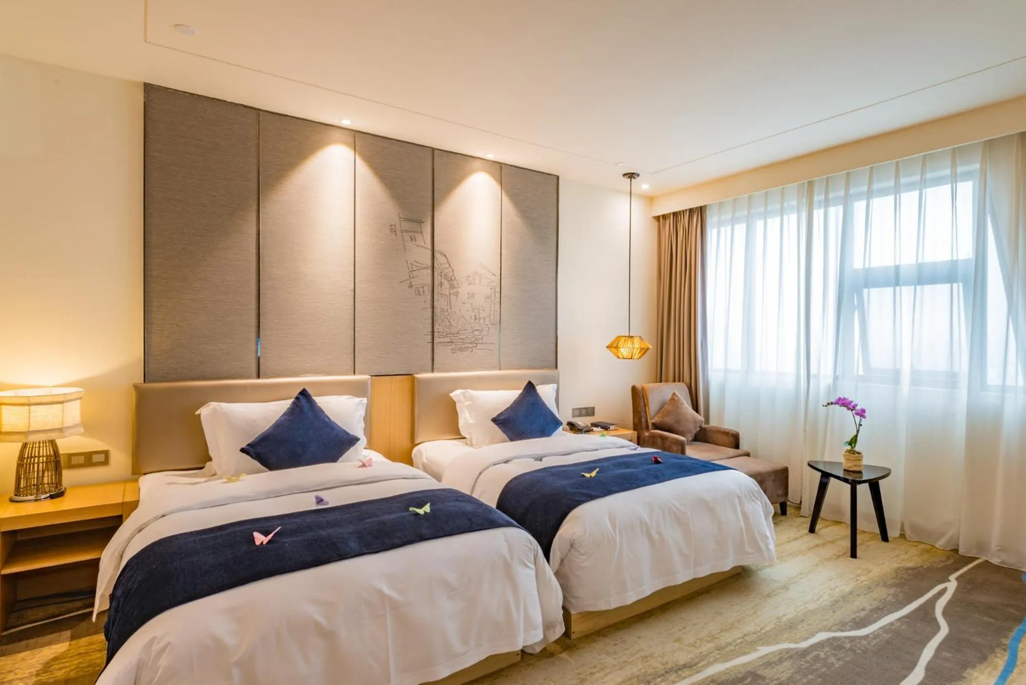 Bedroom, Bed in 重庆尚高丽呈酒店