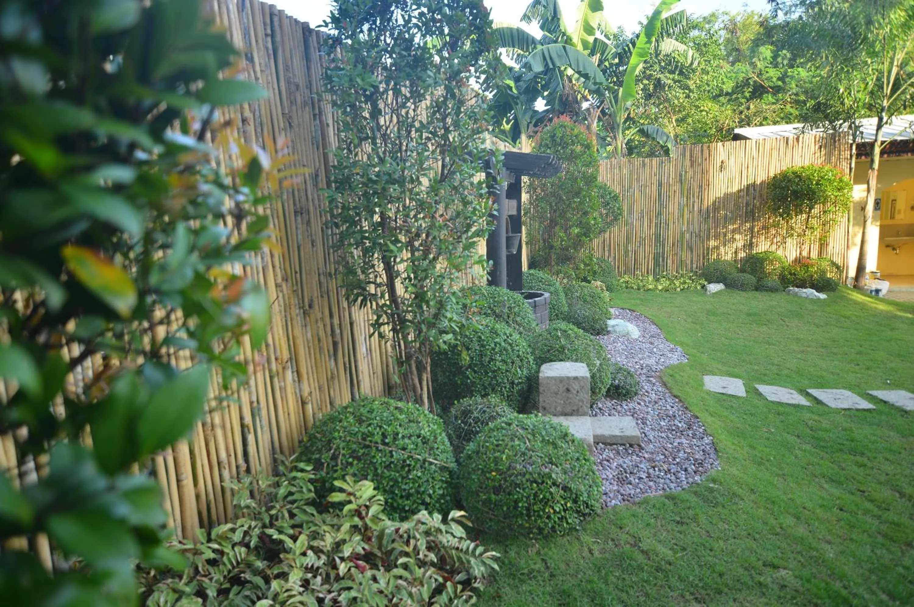 Garden view in Metro Vigan Inn