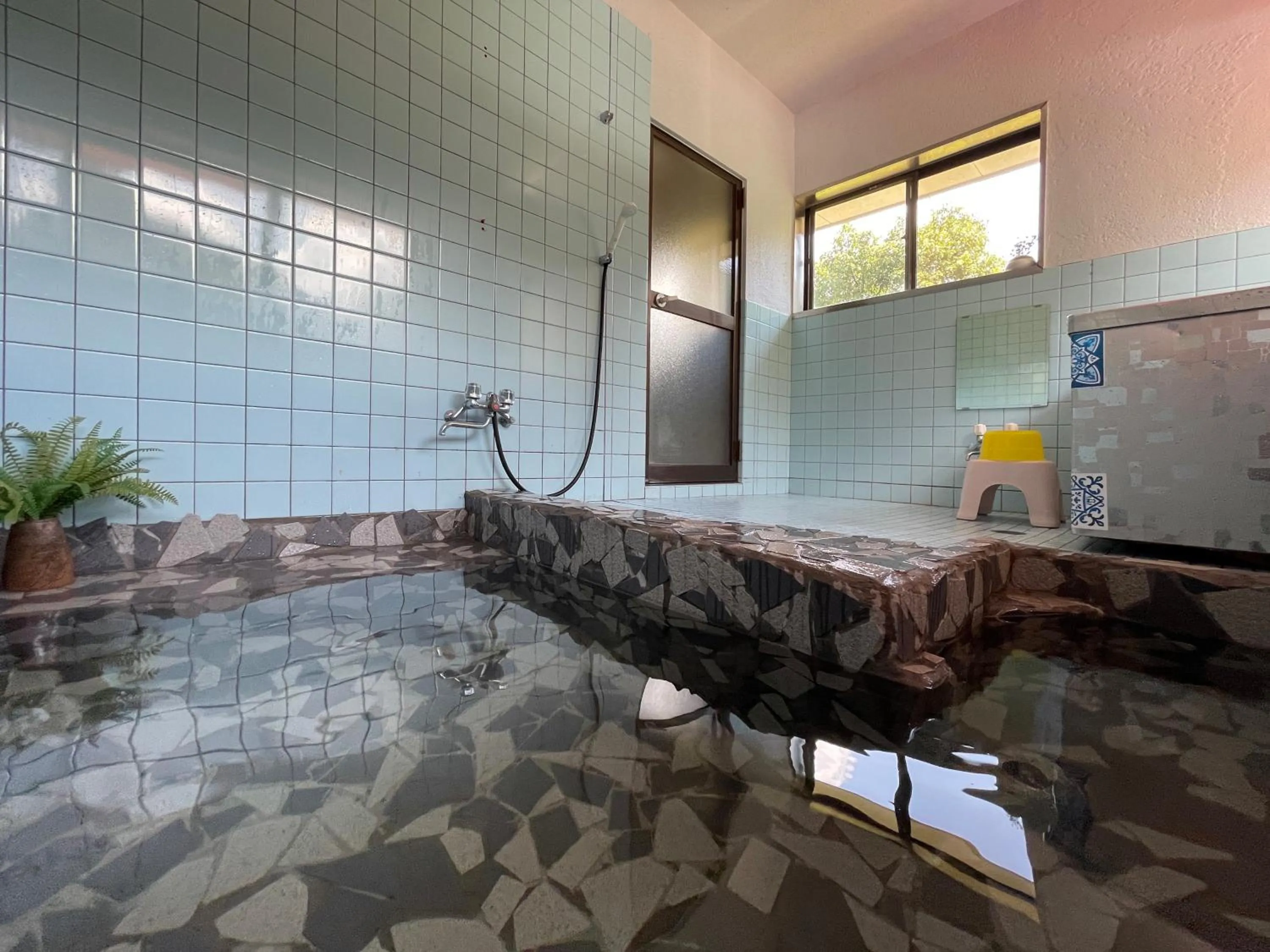 Bathroom in Minshuku Iwana no Sato