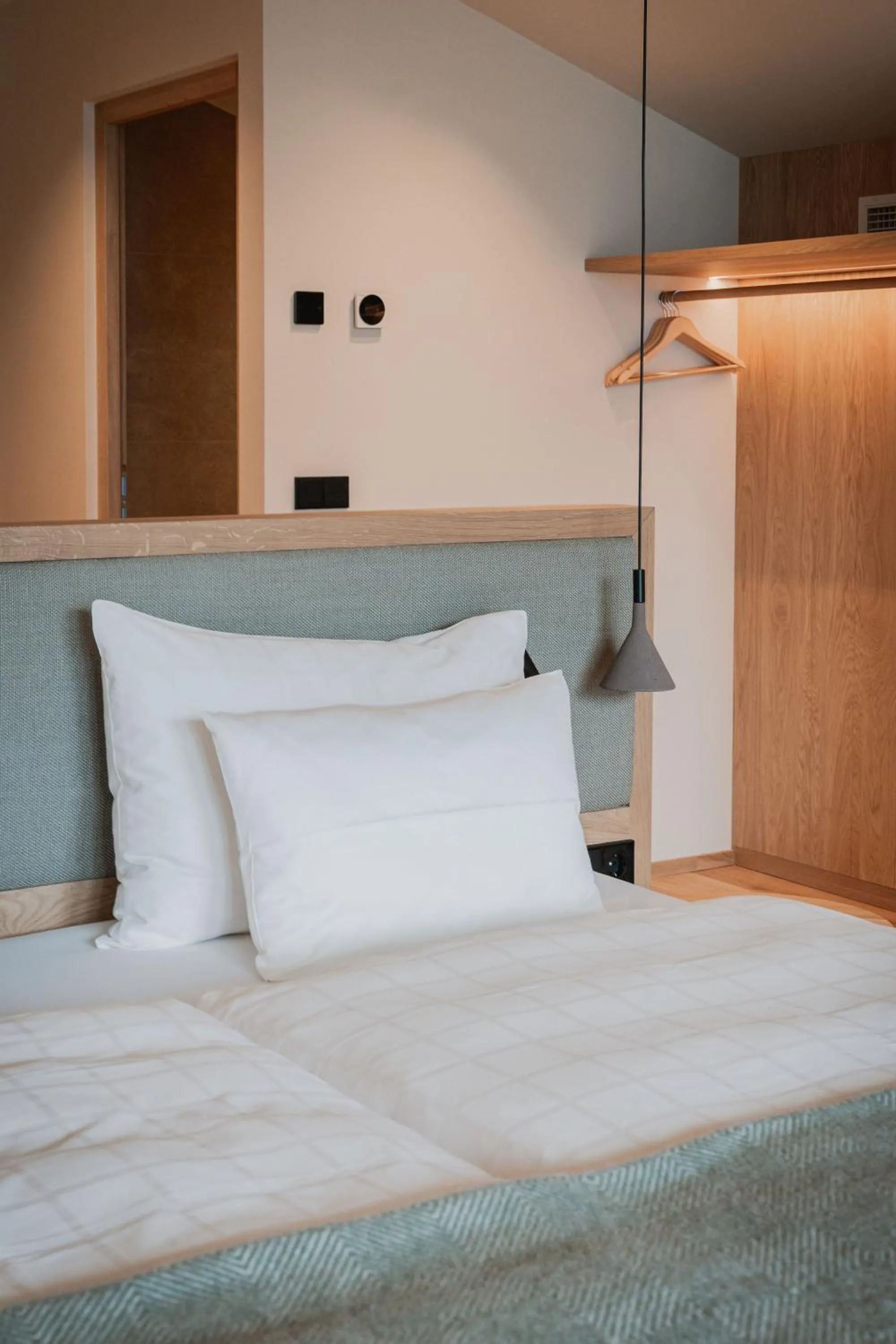 Bed in Hotel Niedermair