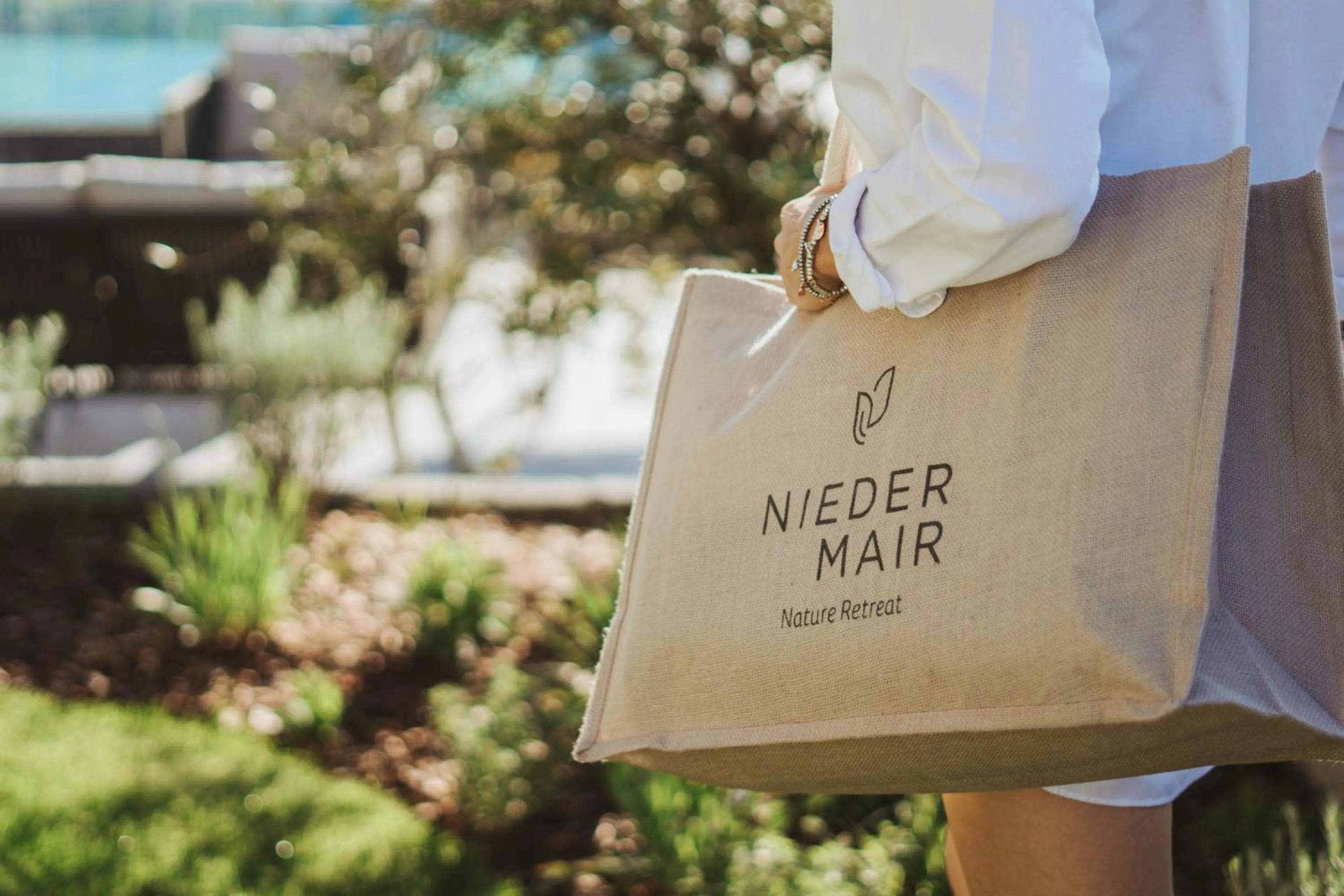 Garden in Hotel Niedermair