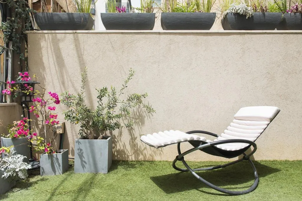 Balcony/Terrace in Allenby 36 Bauhaus Residence 5 Stars