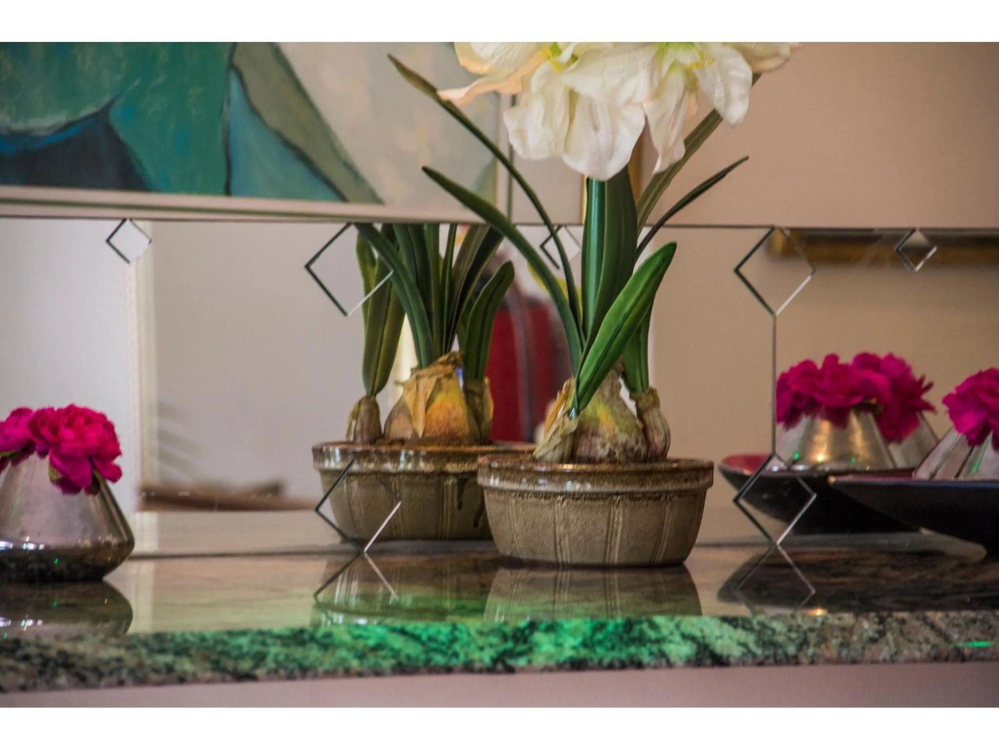 Decorative detail in La Loggia Bed and Breakfast