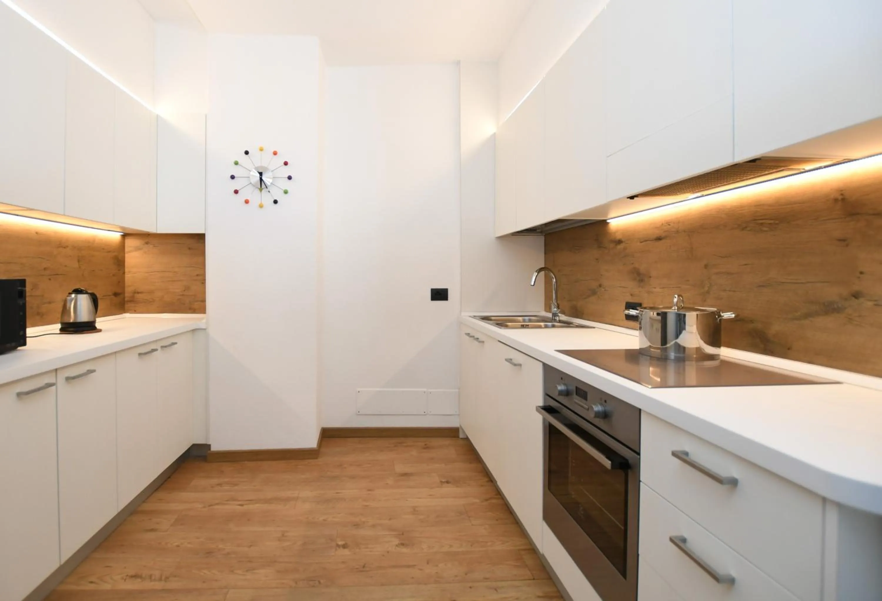 Kitchen or kitchenette in Residenza Alba - Molveno