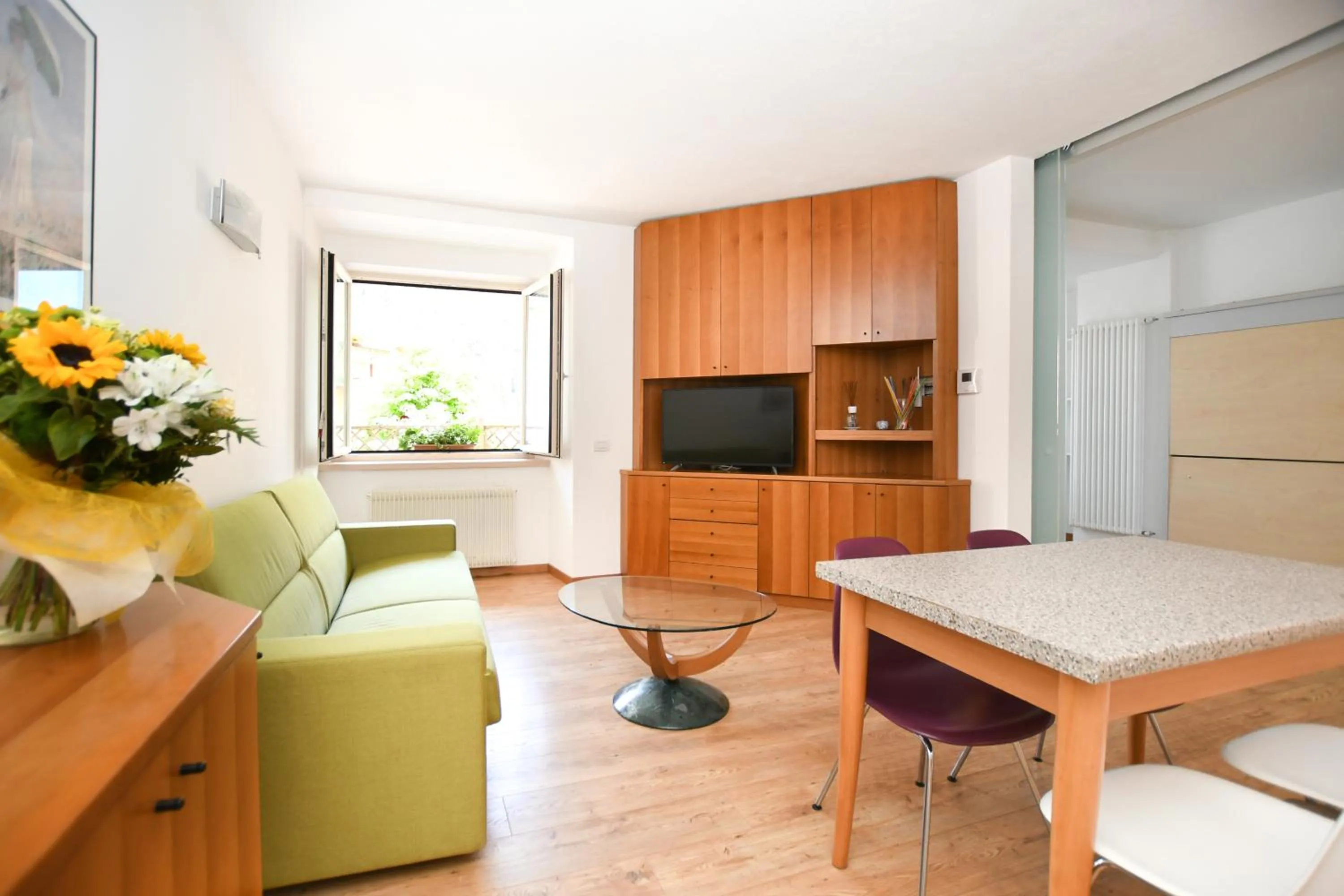 Living room in Residenza Alba - Molveno