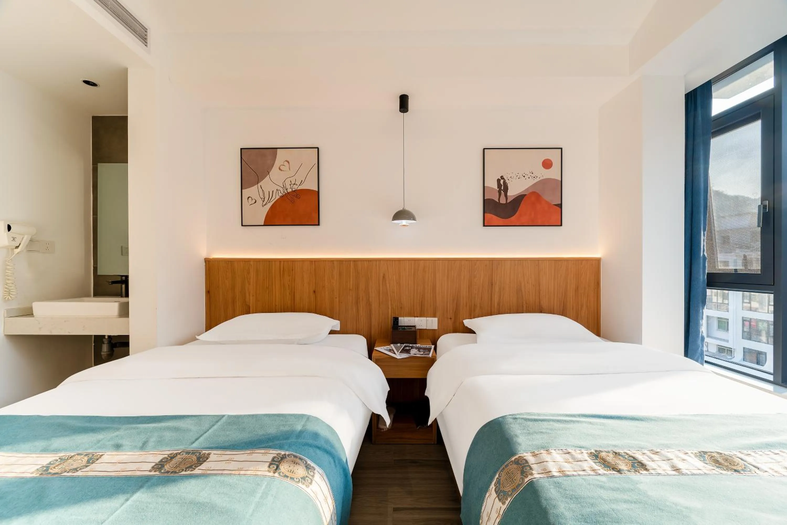 Bed in Huang Mountain Wangfeng Hotel