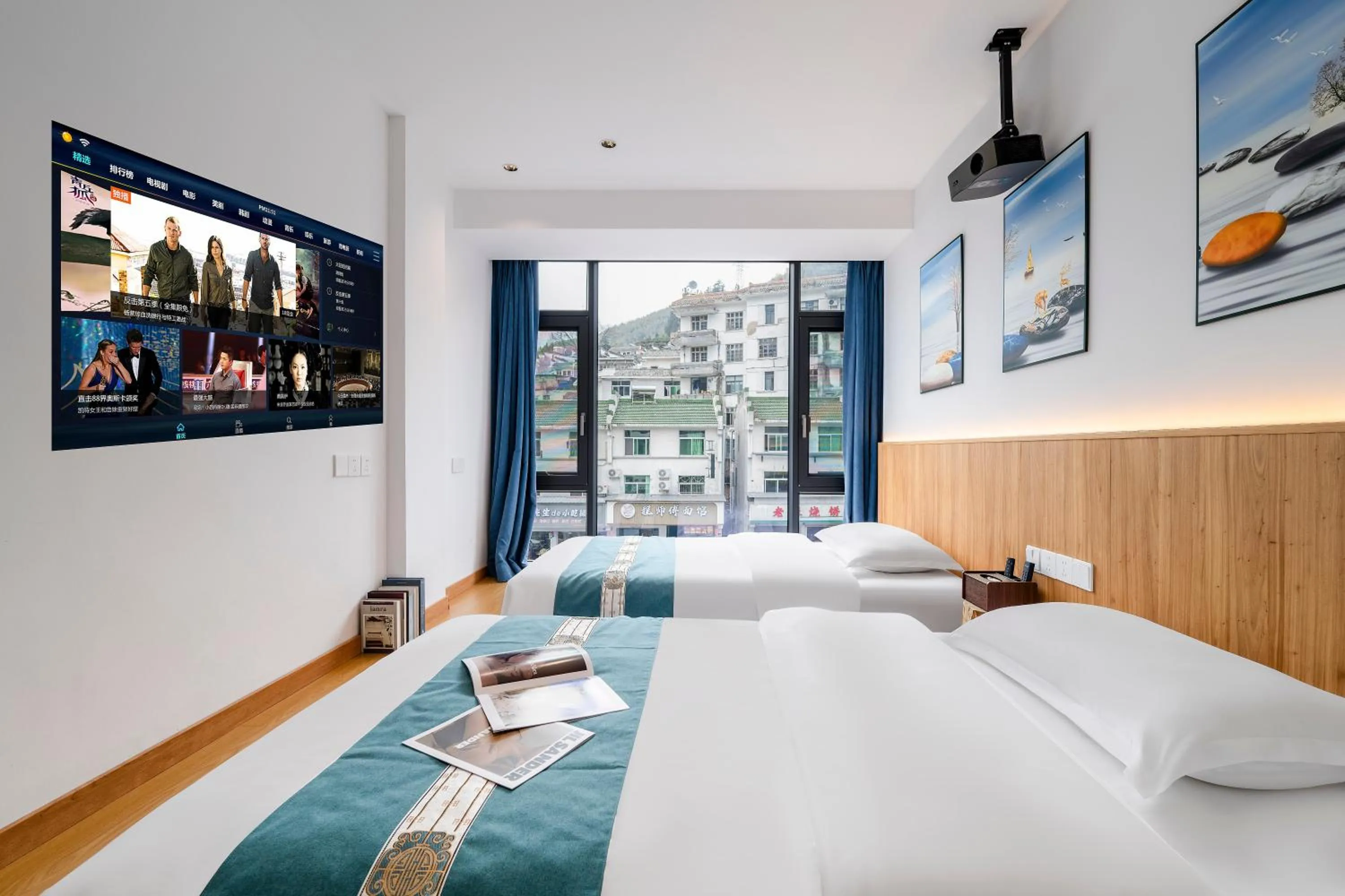 Bed in Huang Mountain Wangfeng Hotel