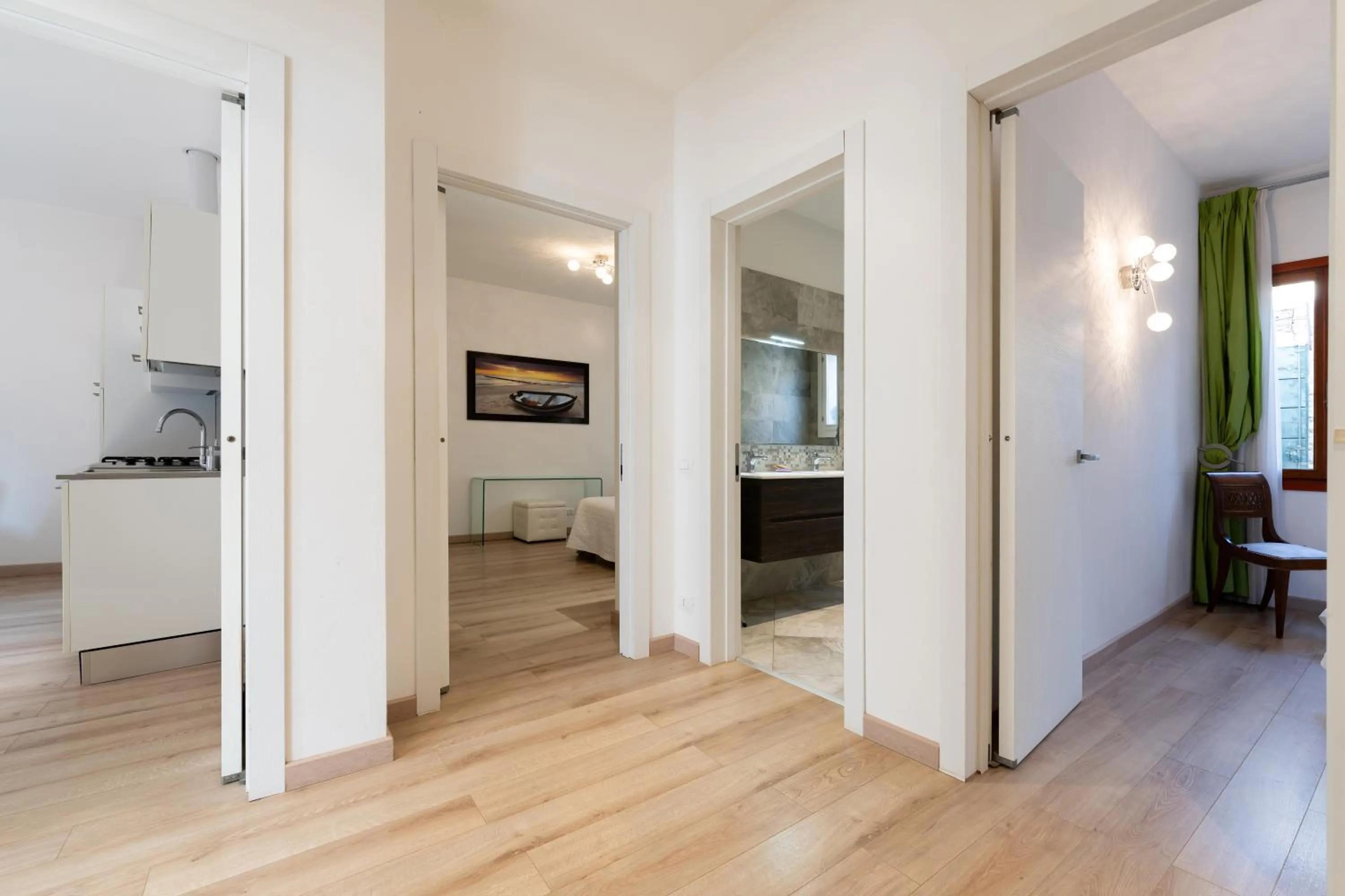 Living room, Bed in Corte Nova