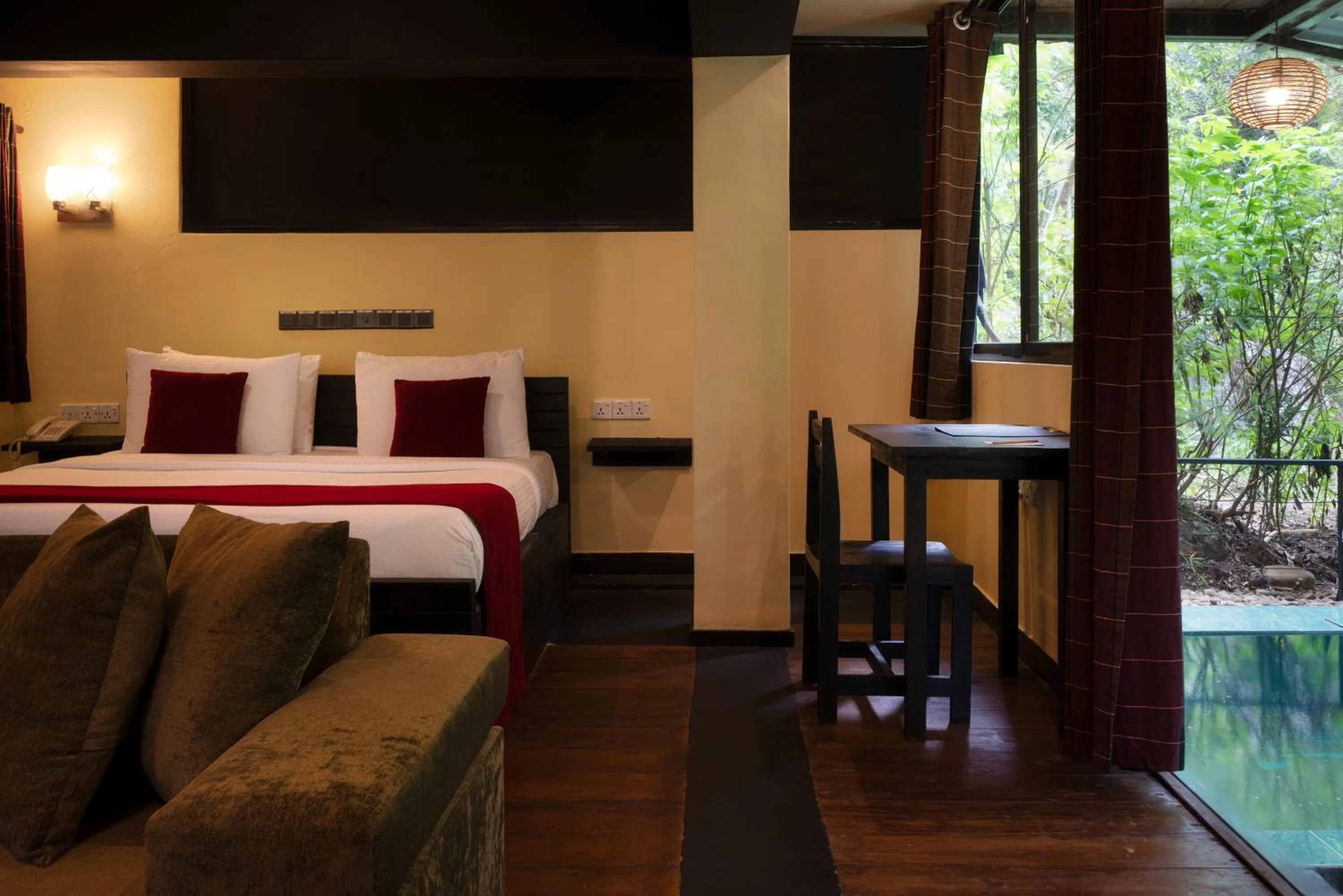 Bed in The Glenrock Wellness Nature Resort