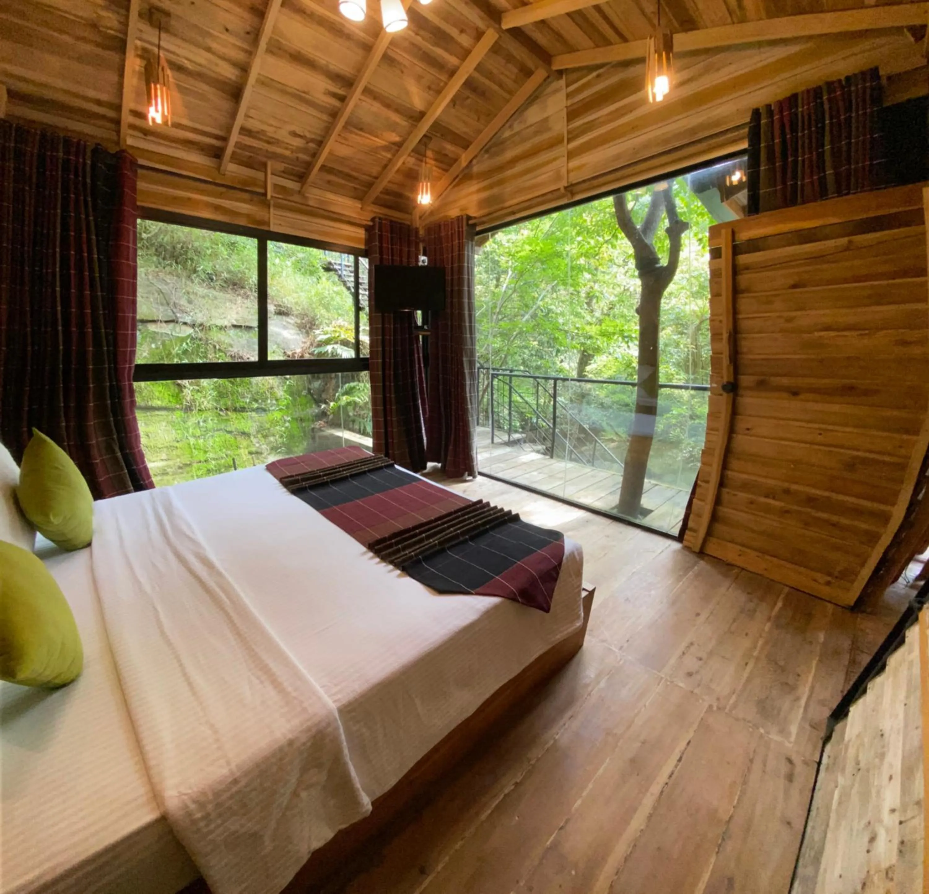 View (from property/room), Bed in The Glenrock Wellness Nature Resort