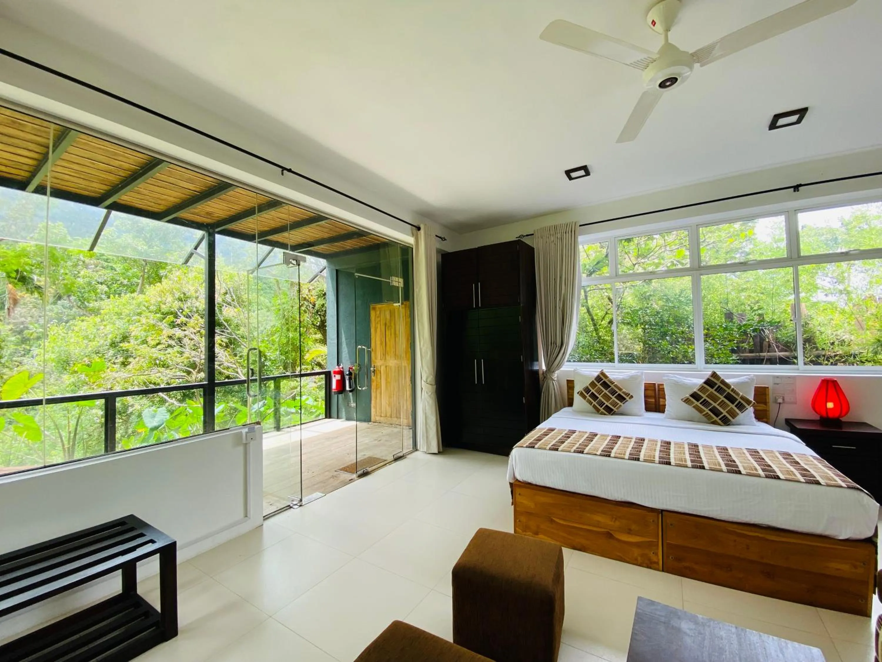 Bed in The Glenrock Wellness Nature Resort