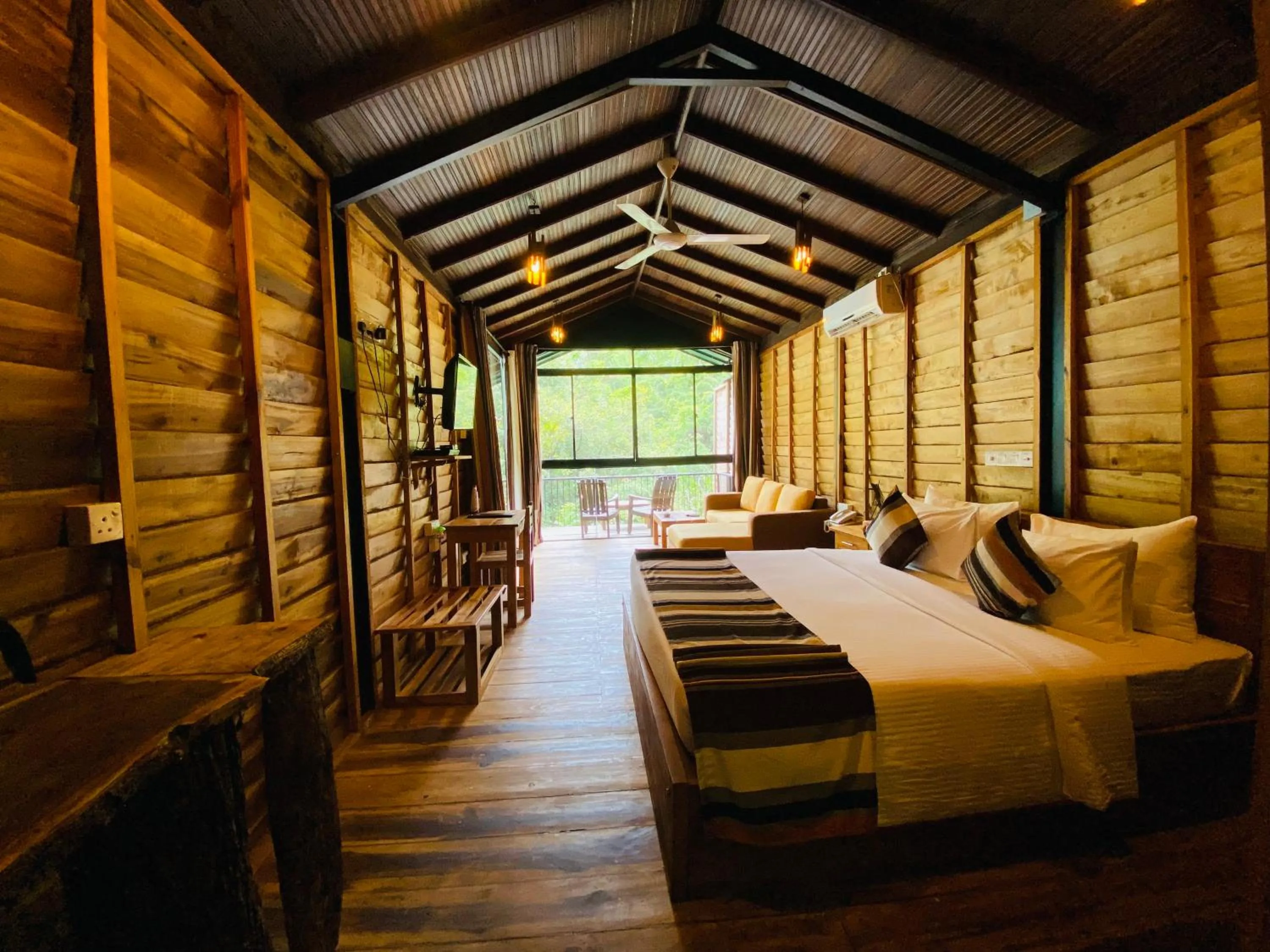Bed in The Glenrock Wellness Nature Resort