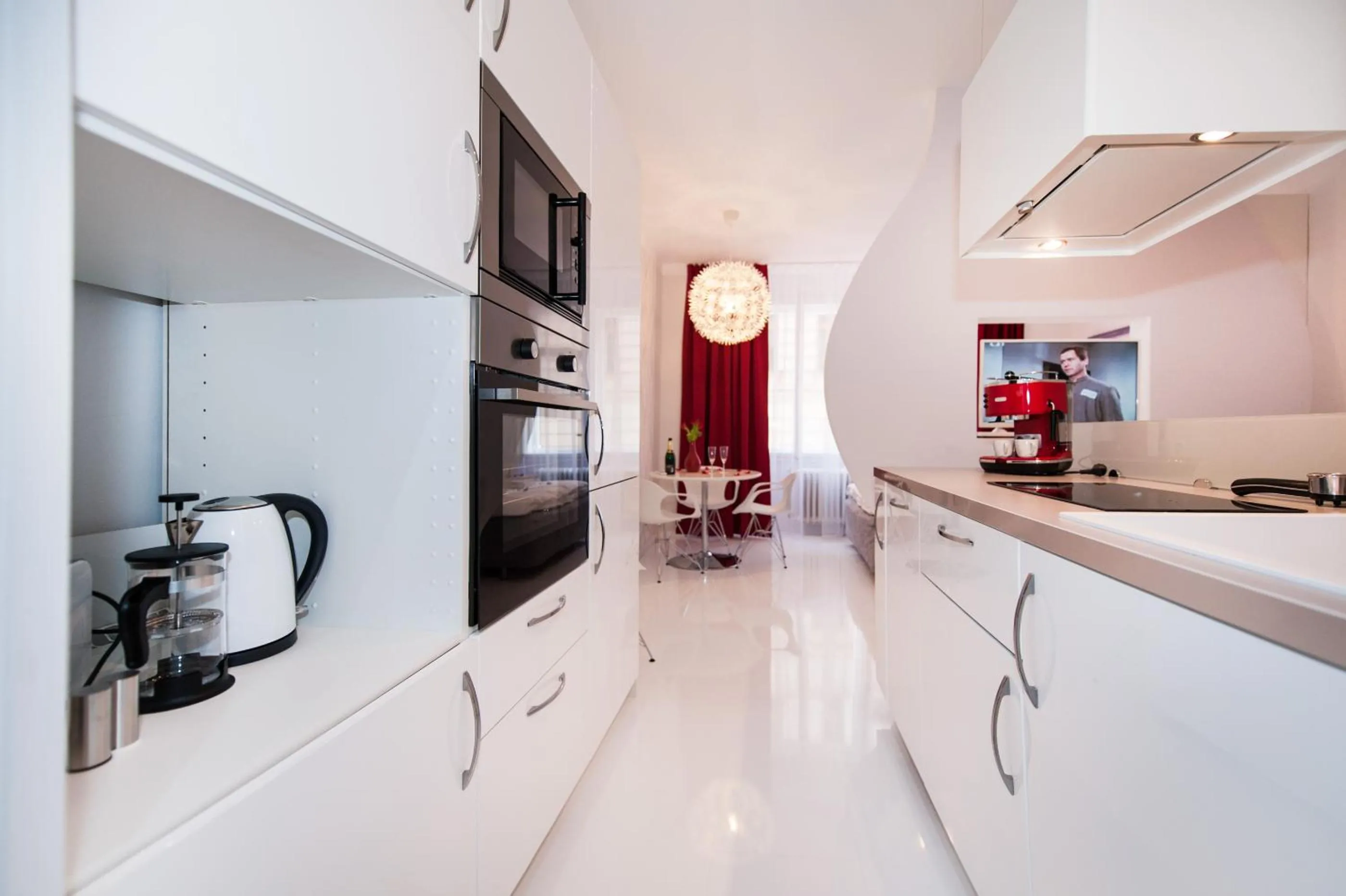 Kitchen or kitchenette in Honeymoon Ruterra studio