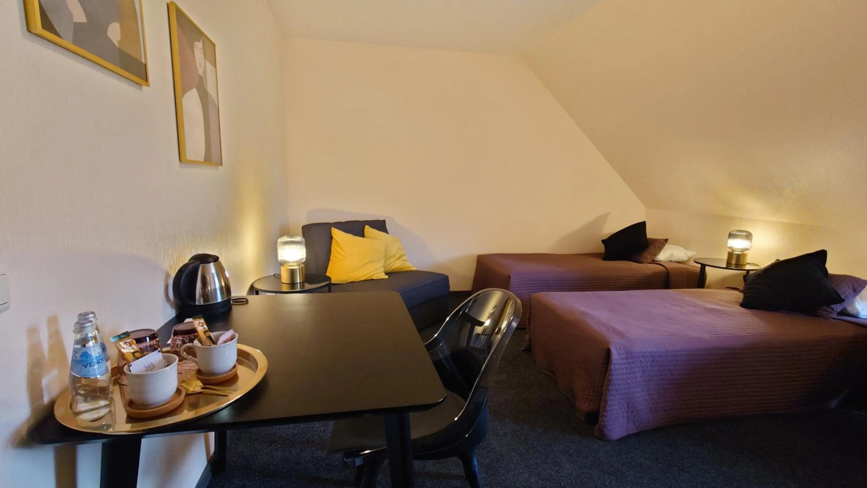 Bed in Guesthouse Četri Vēji