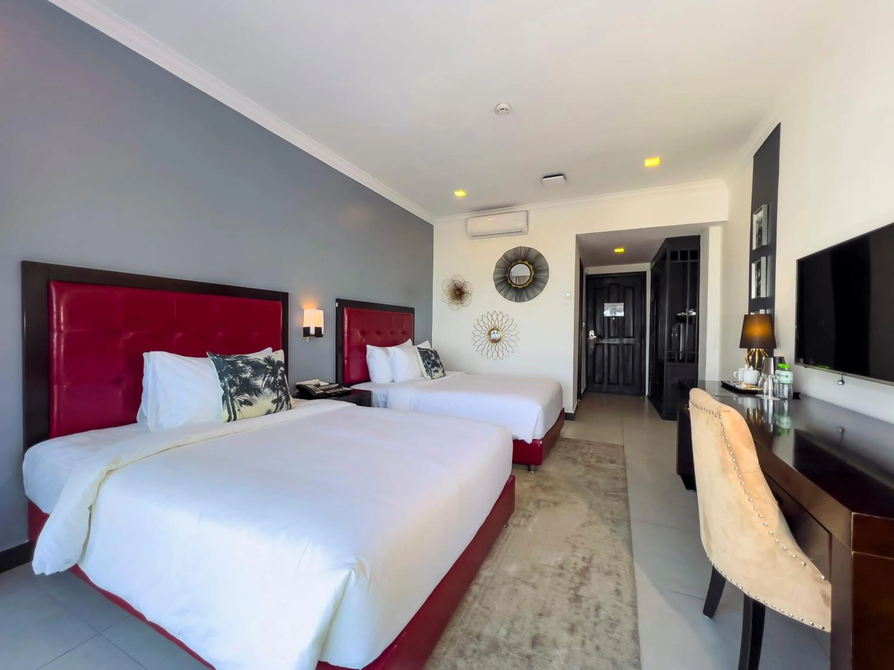 Bed in Queenco Hotel & Casino