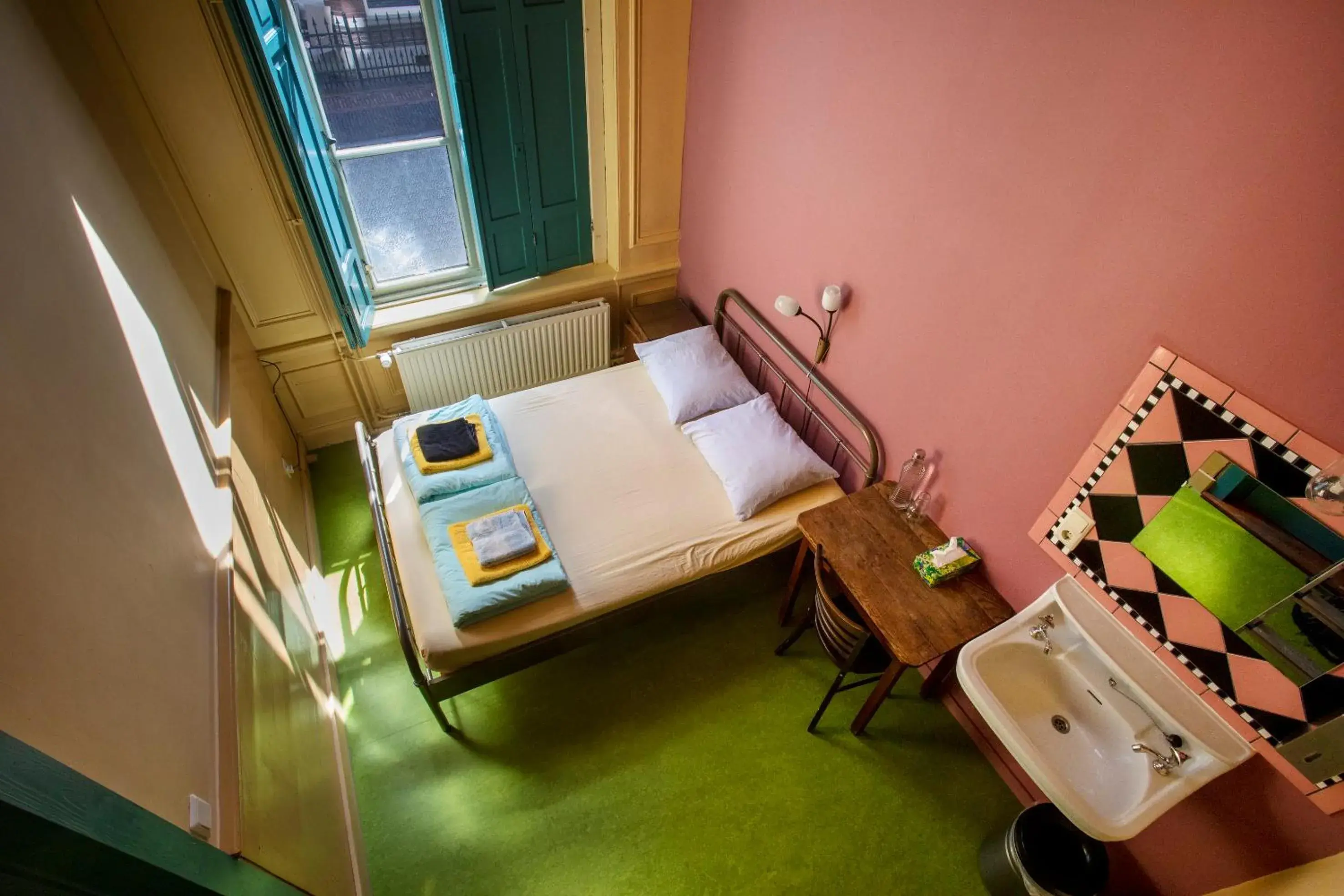 Double Room with Private Bathroom in Strowis Hostel Double Room with Private Bathroom in Strowis Hostel