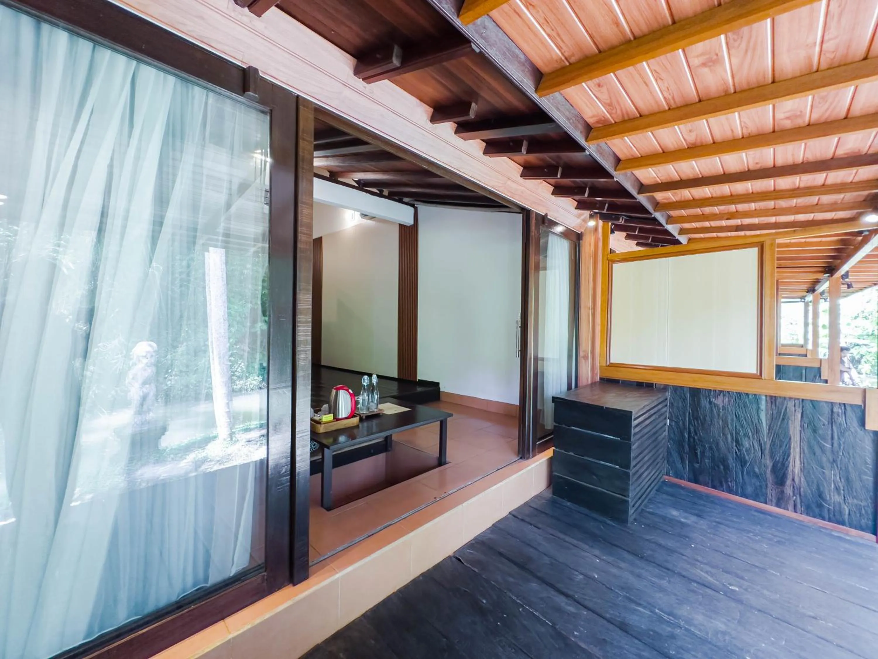 Seating area in Ubud Sari Health Resort