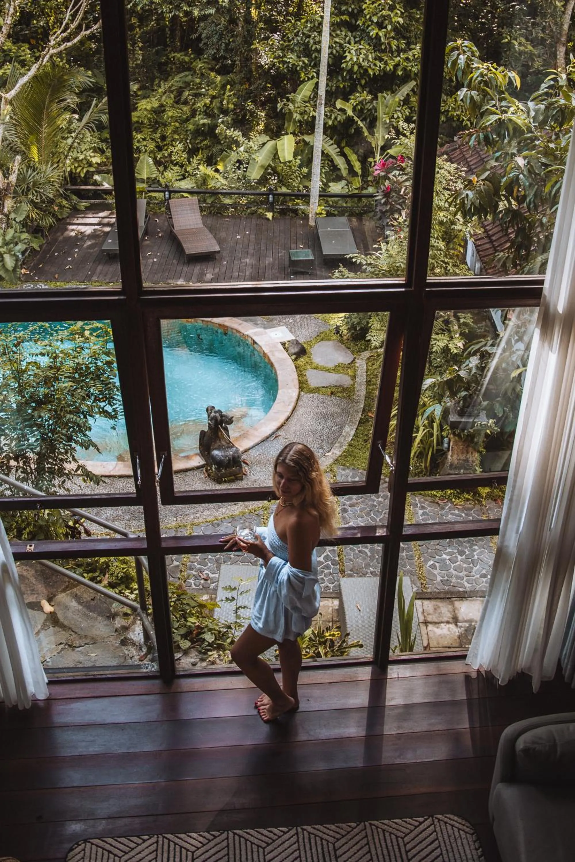 Swimming pool in Ubud Sari Health Resort
