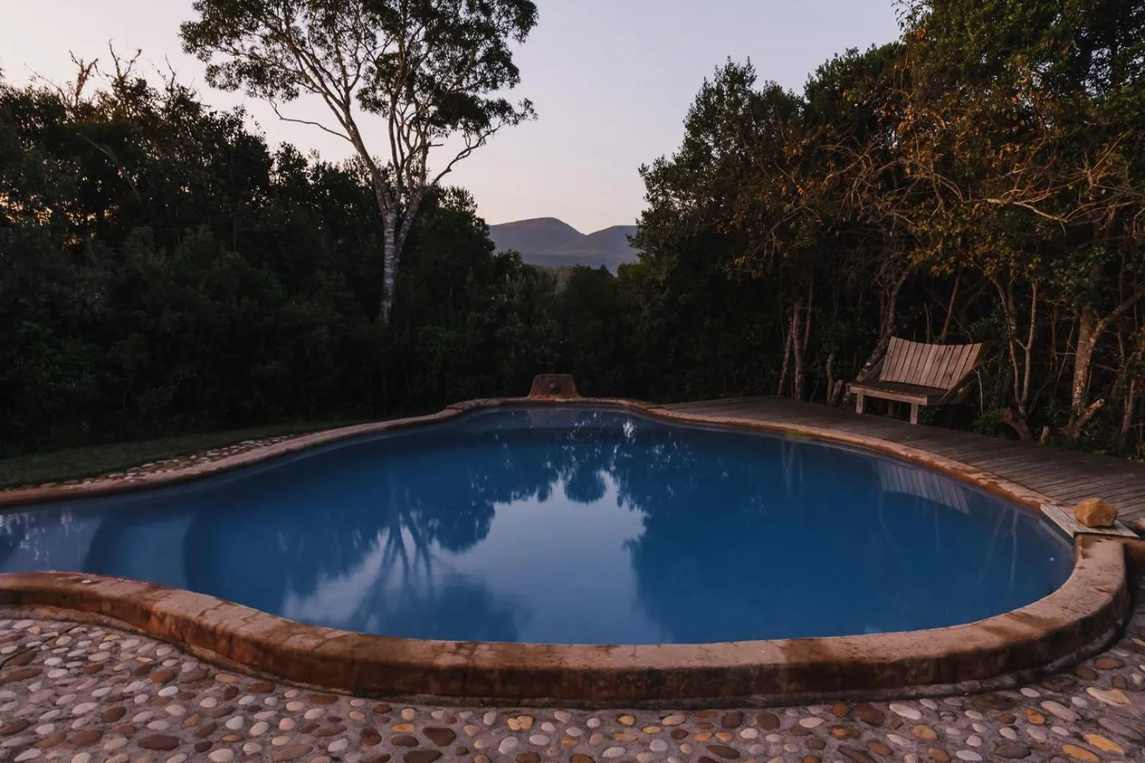 Swimming pool in Moonshine on Whiskey Creek