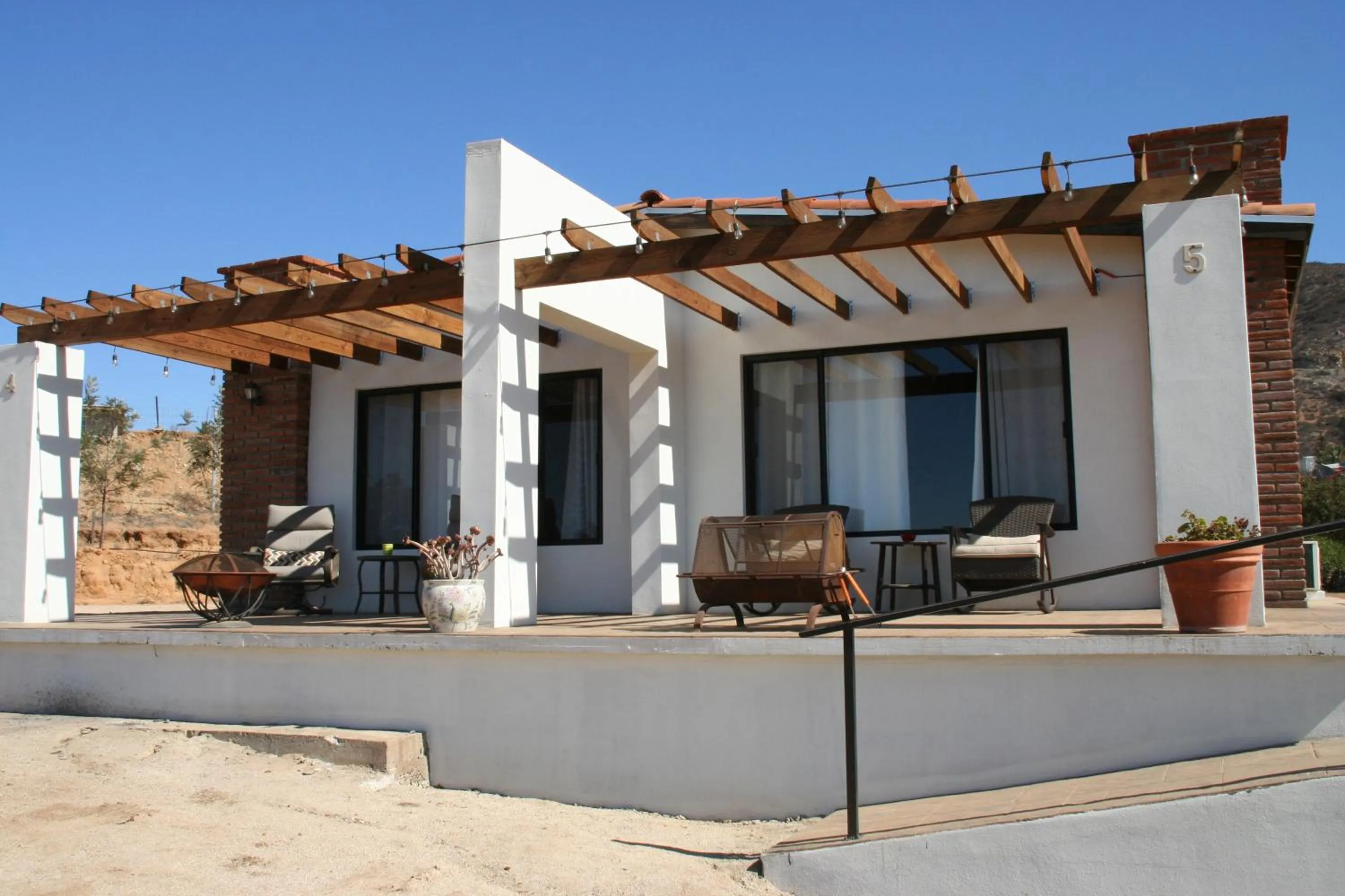 Balcony/Terrace in Quinta Sofia Valle de Guadalupe