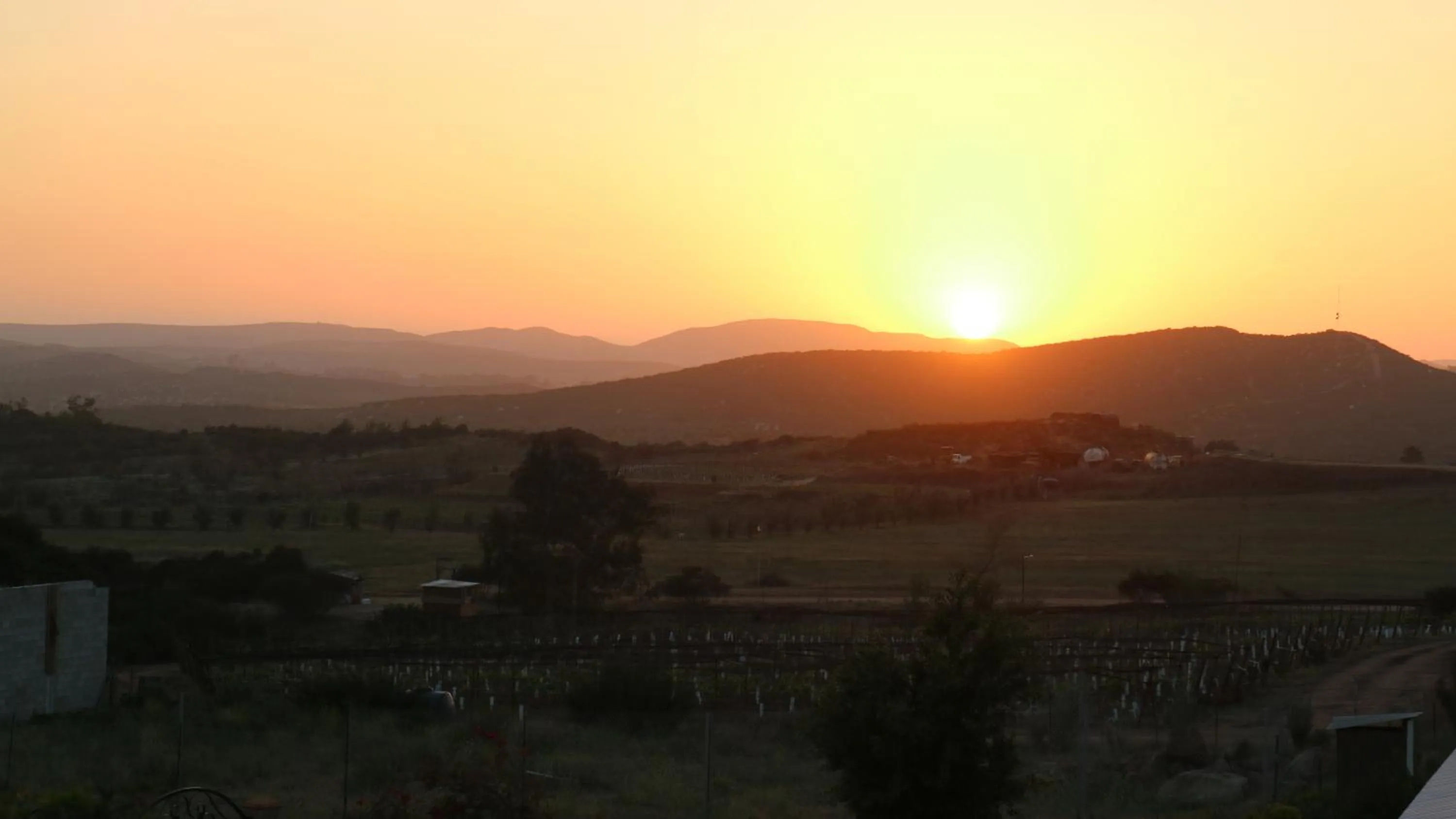 Natural landscape in Quinta Sofia Valle de Guadalupe
