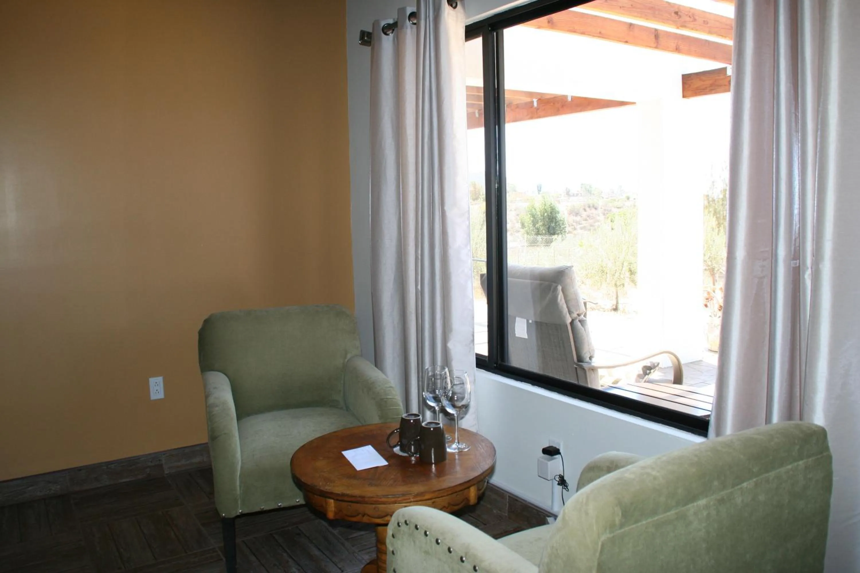 Living room in Quinta Sofia Valle de Guadalupe