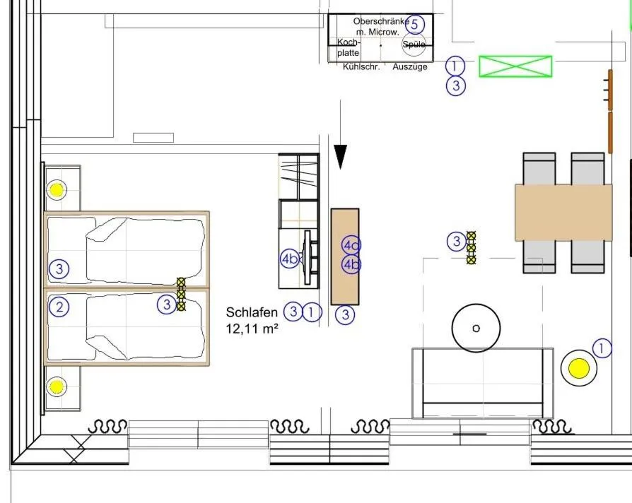 Floor plan in Hotel Restaurant Hackmann-Atter