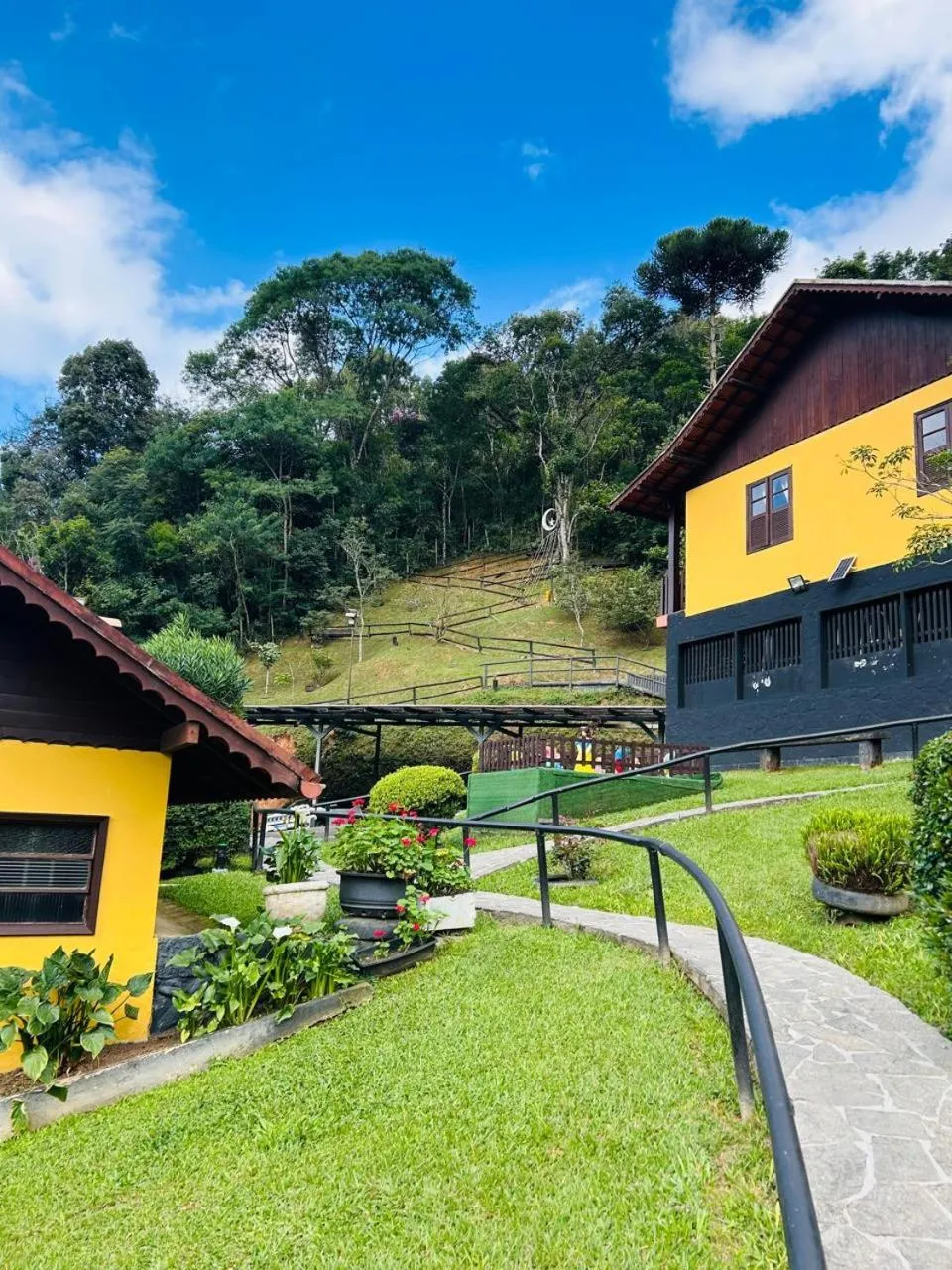 Garden view in Pousada Águas Claras