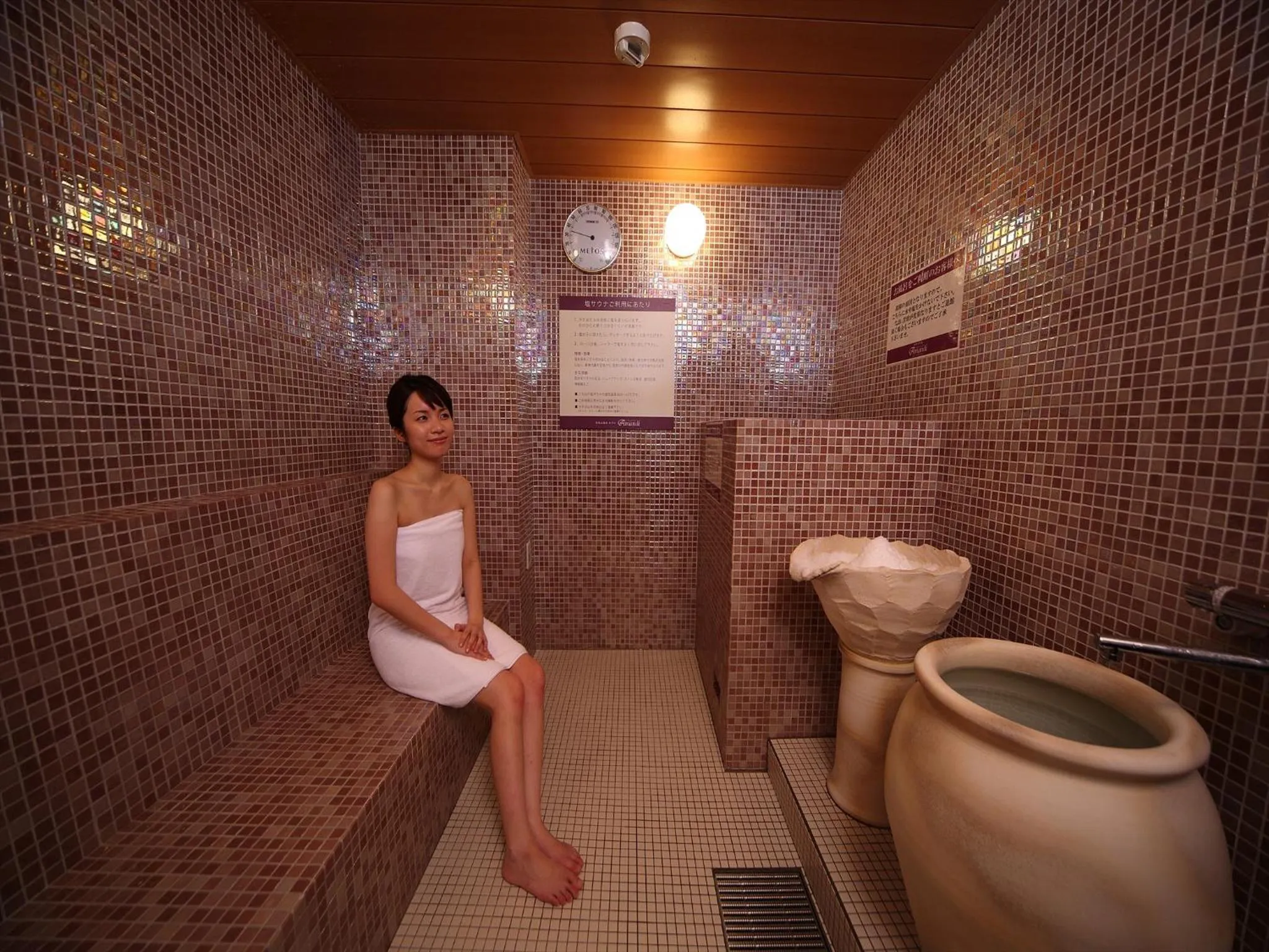 Sauna in Hotel Amandi