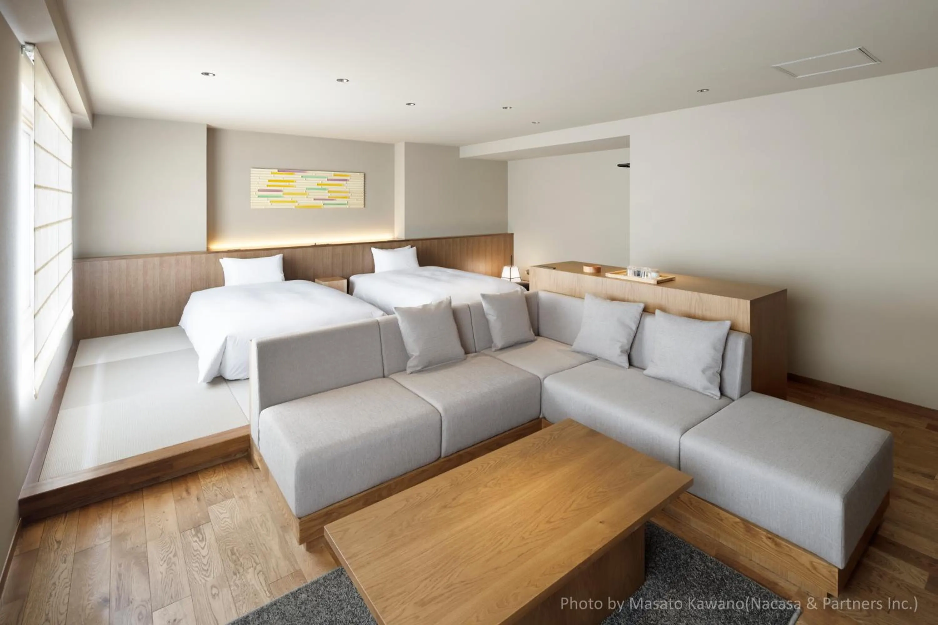 Bed in Atarayo Nishiizu Onsen