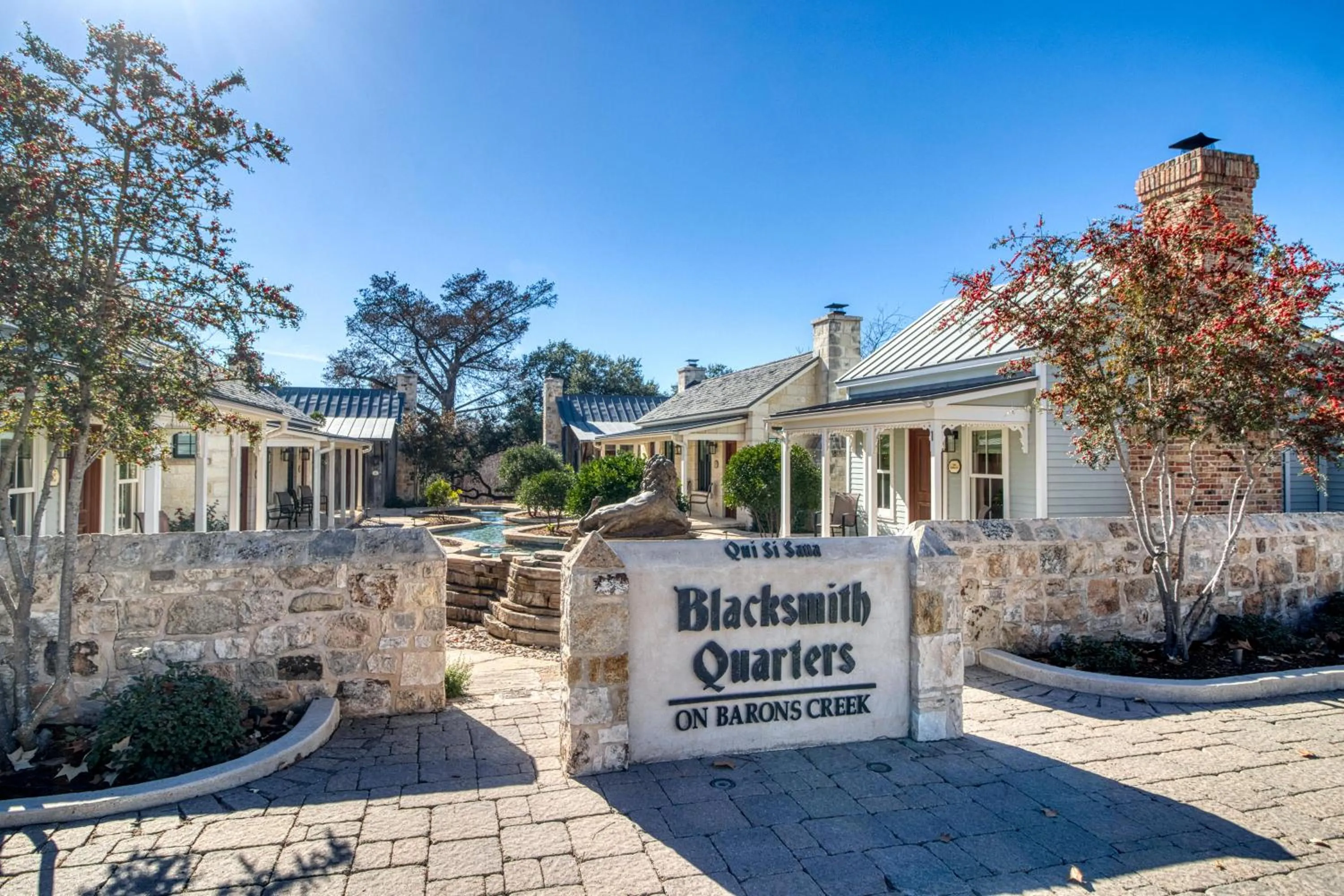 Blacksmith Quarters on Barons Creek