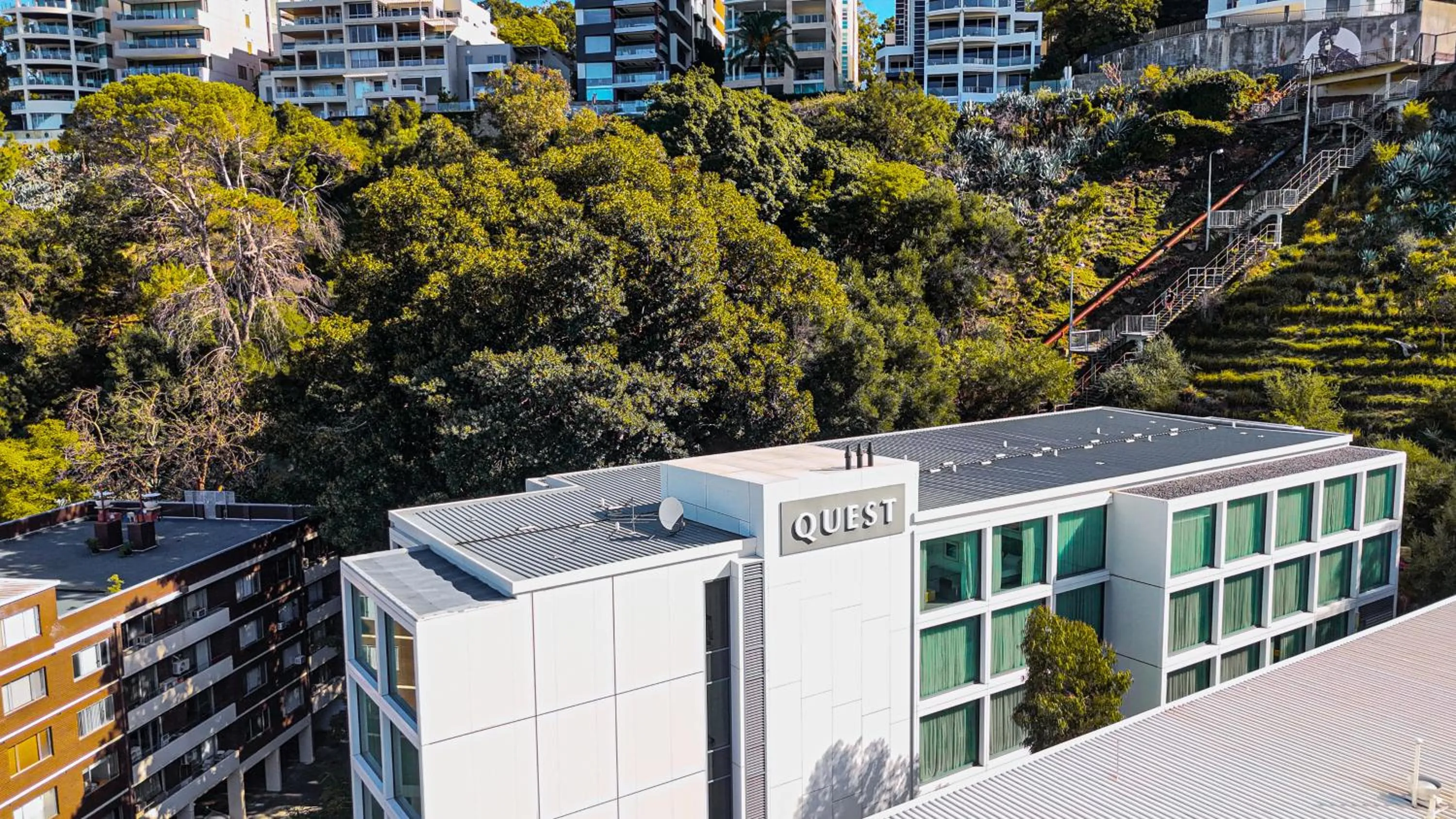 Property building in Quest Mounts Bay Road