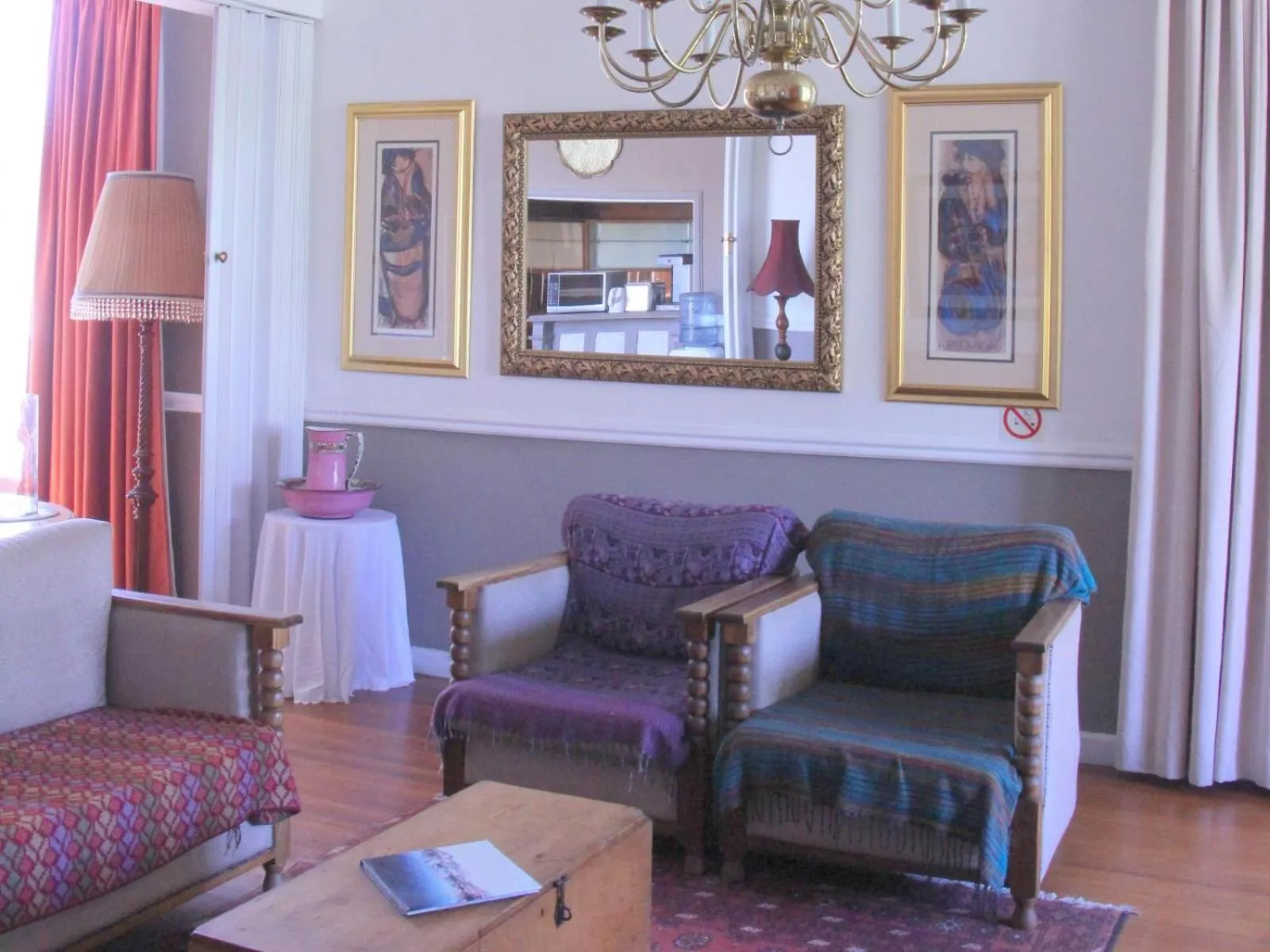 Living room in The Boston Guest House