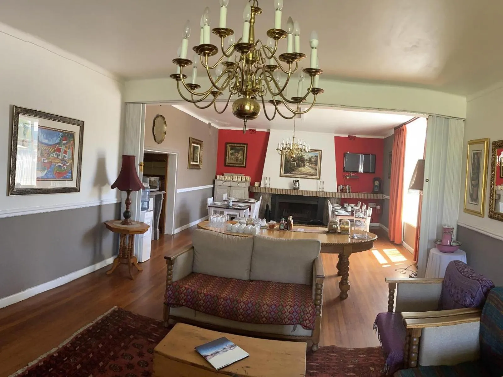 Living room in The Boston Guest House