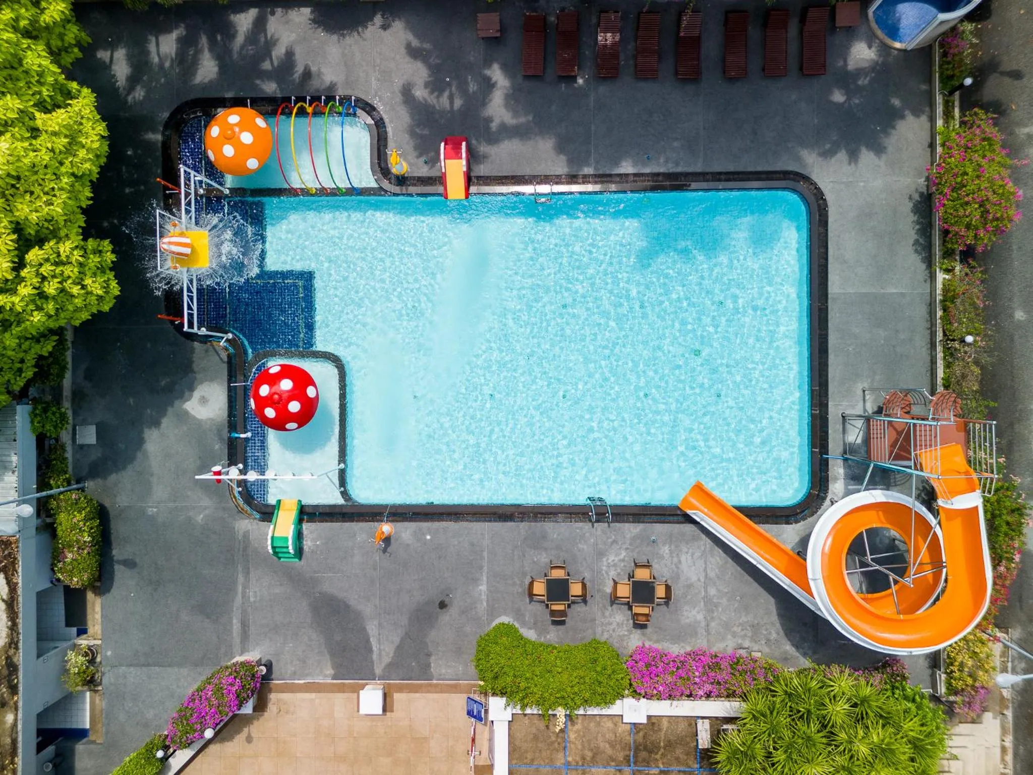 Bird's eye view in Villa Navin Beach Residence