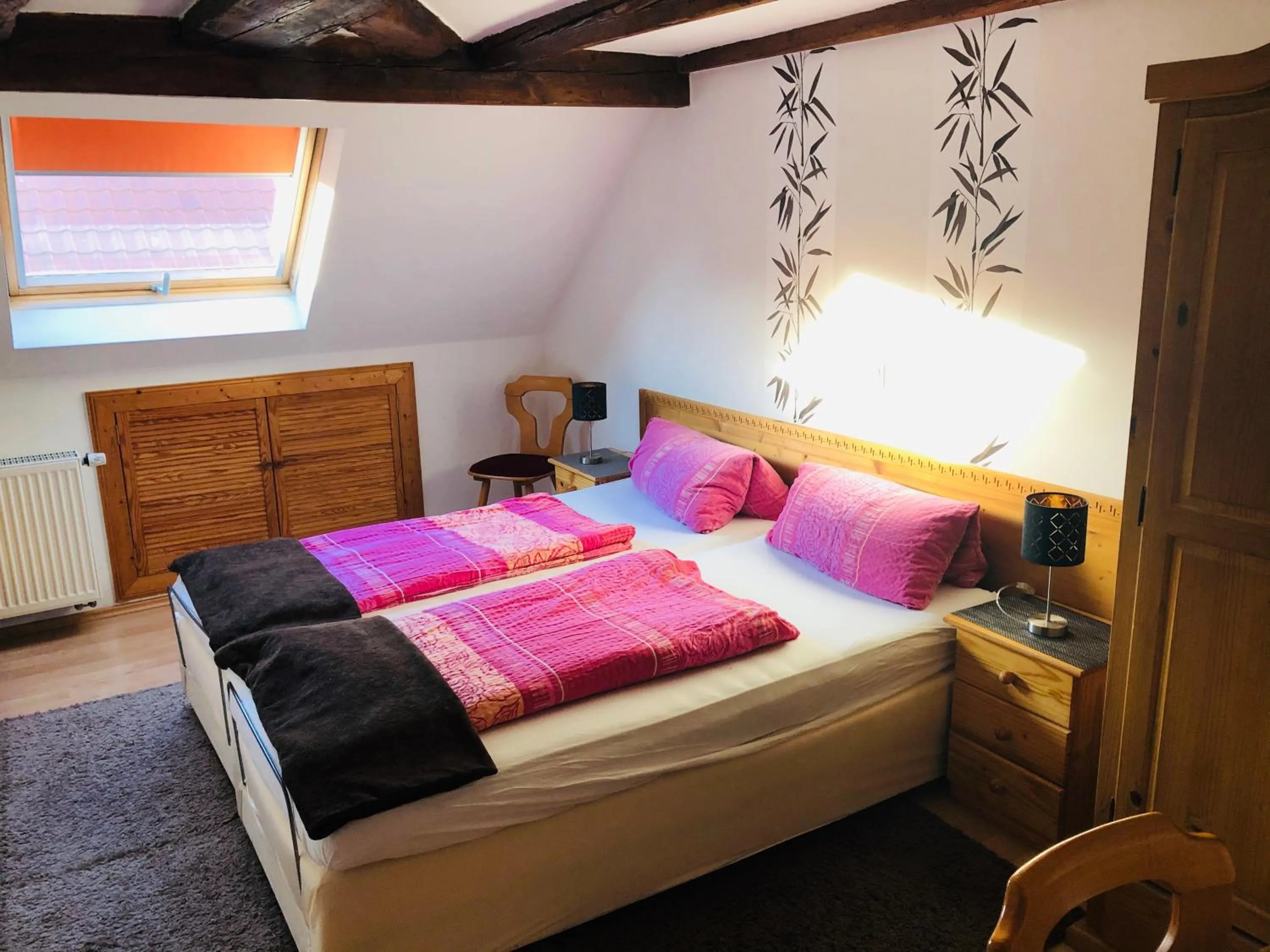Bed in Gasthaus Korfu