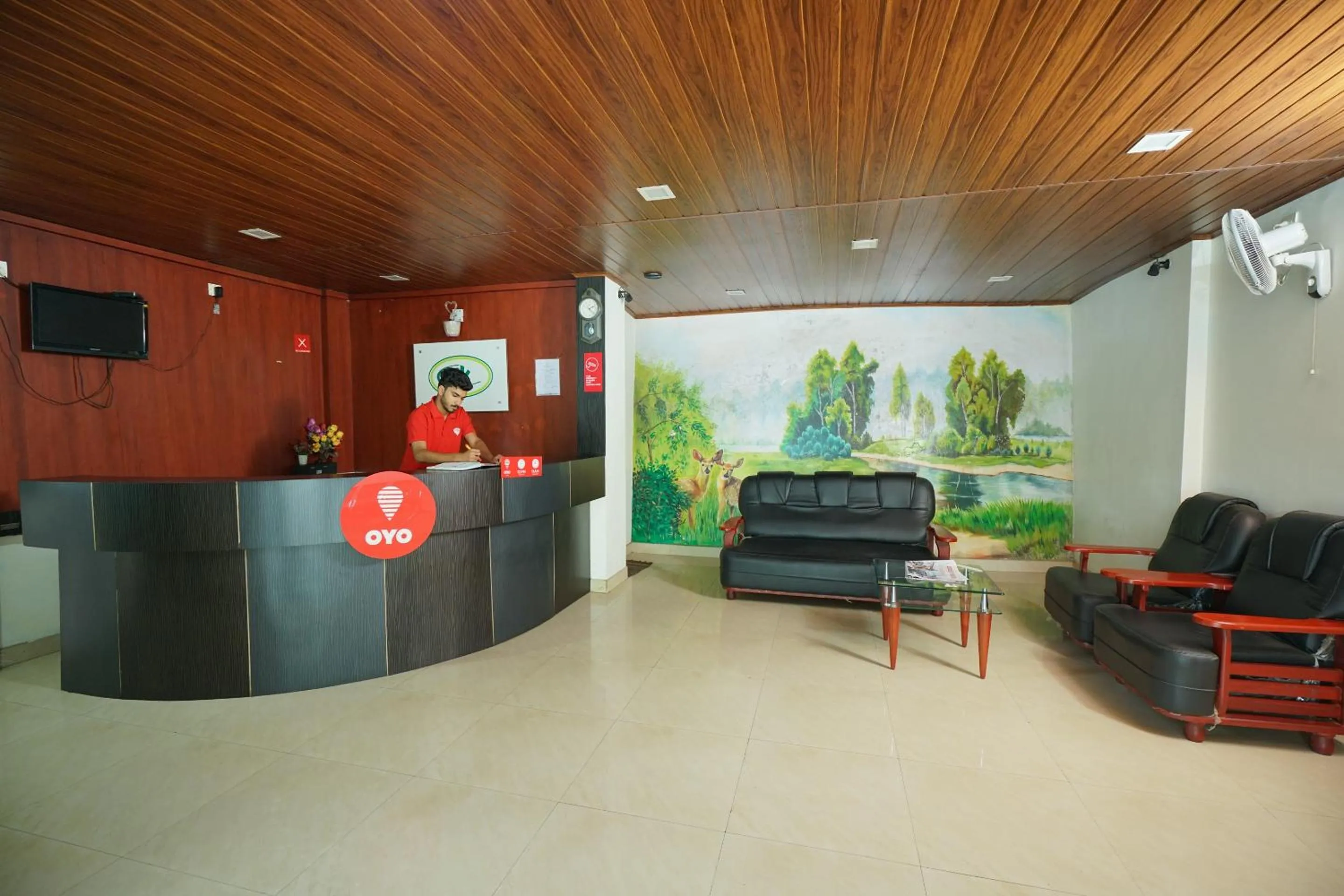 Lobby or reception in Hotel O Greenland