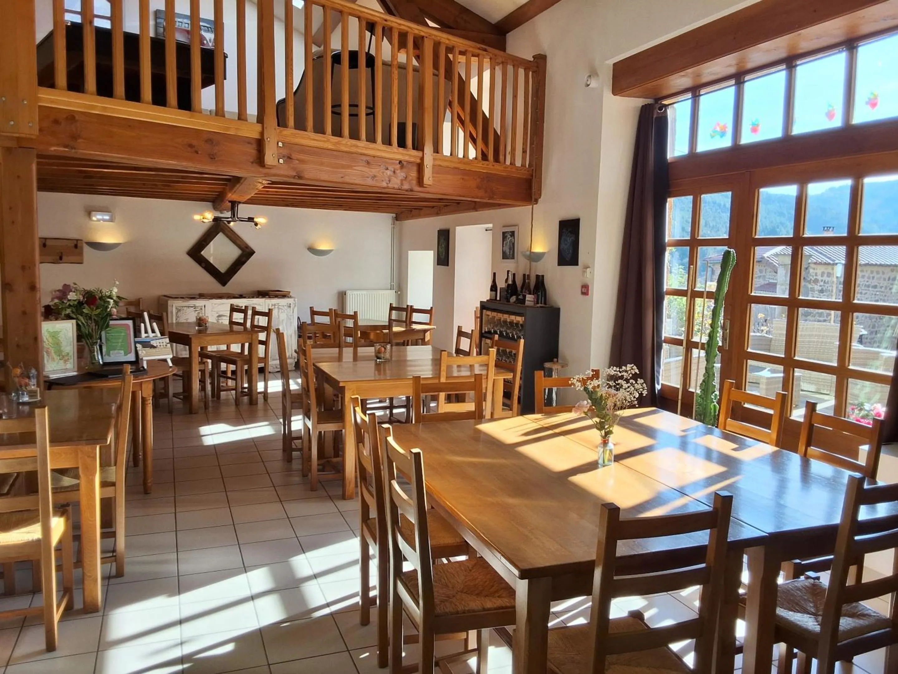 Dining area in L'auberge De La Source