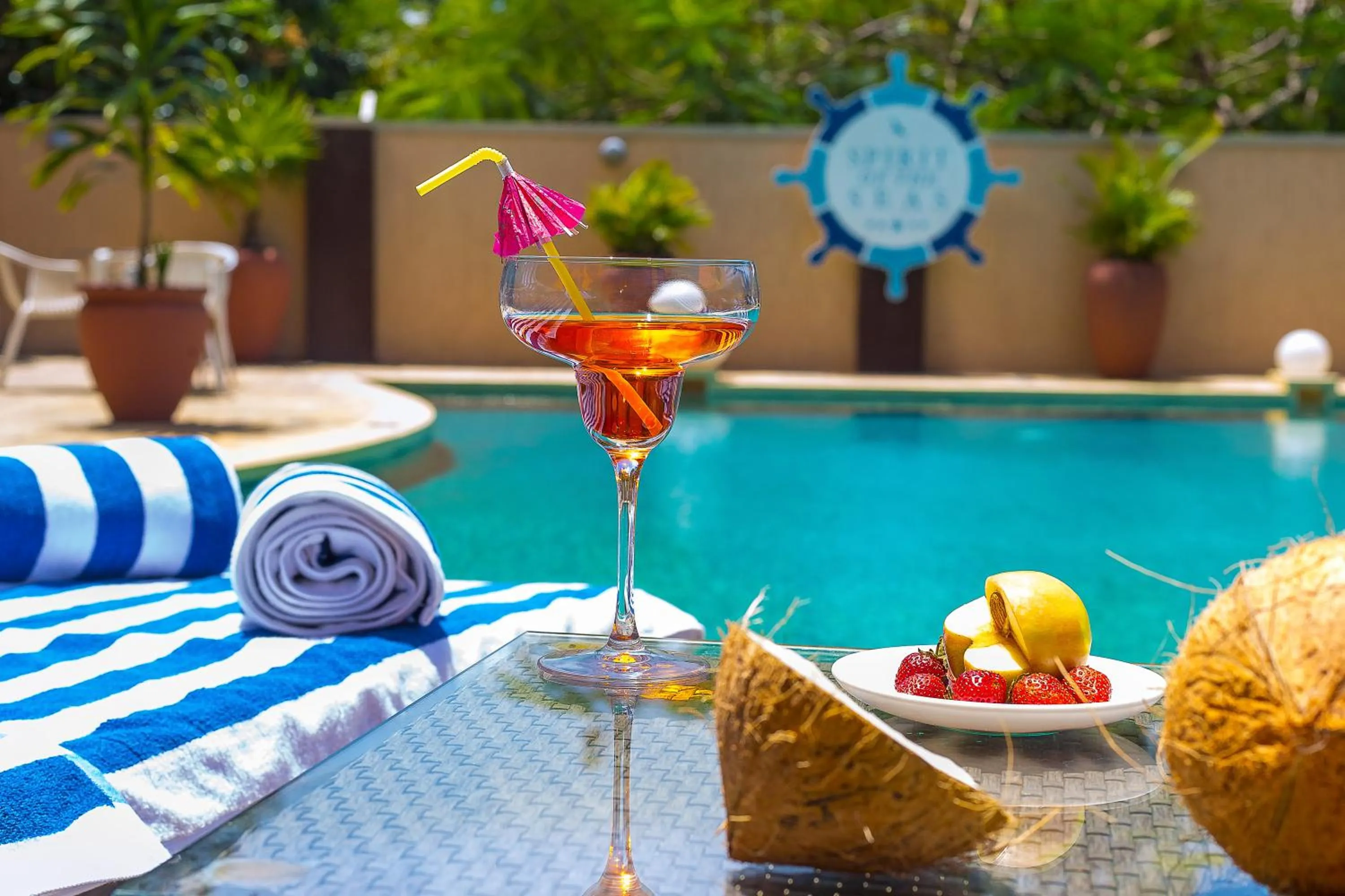 Swimming pool in Bliss Resort