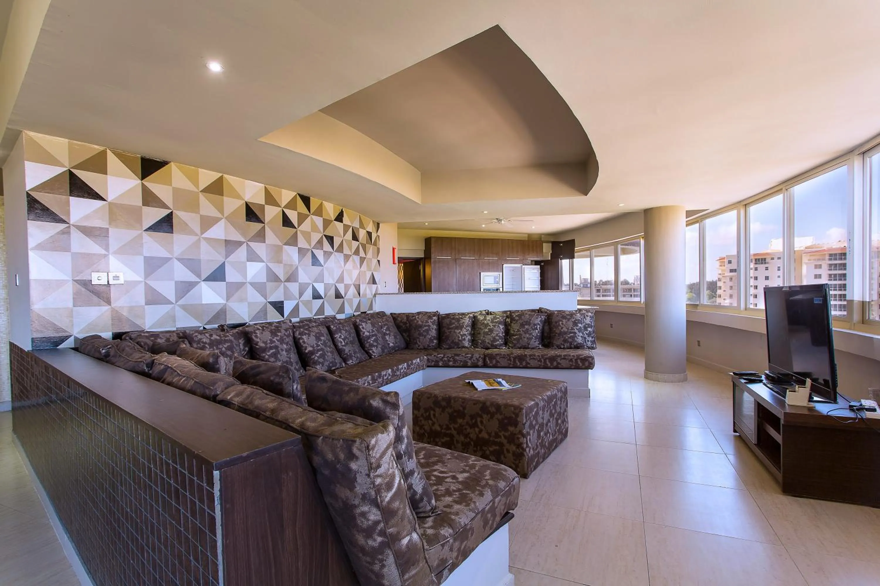 Living room in Bliss Resort