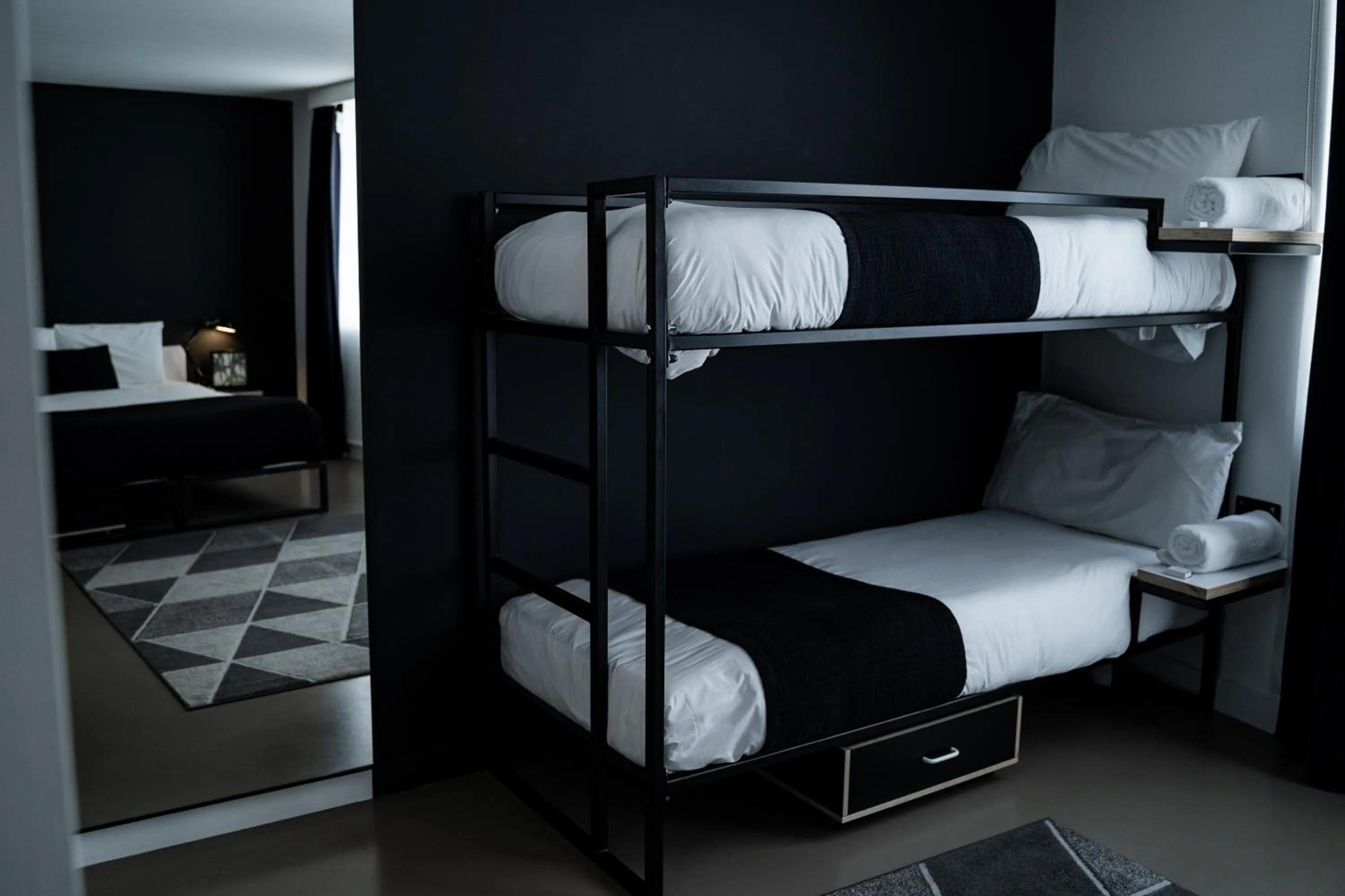 bunk bed, Bed in Kip Hotel