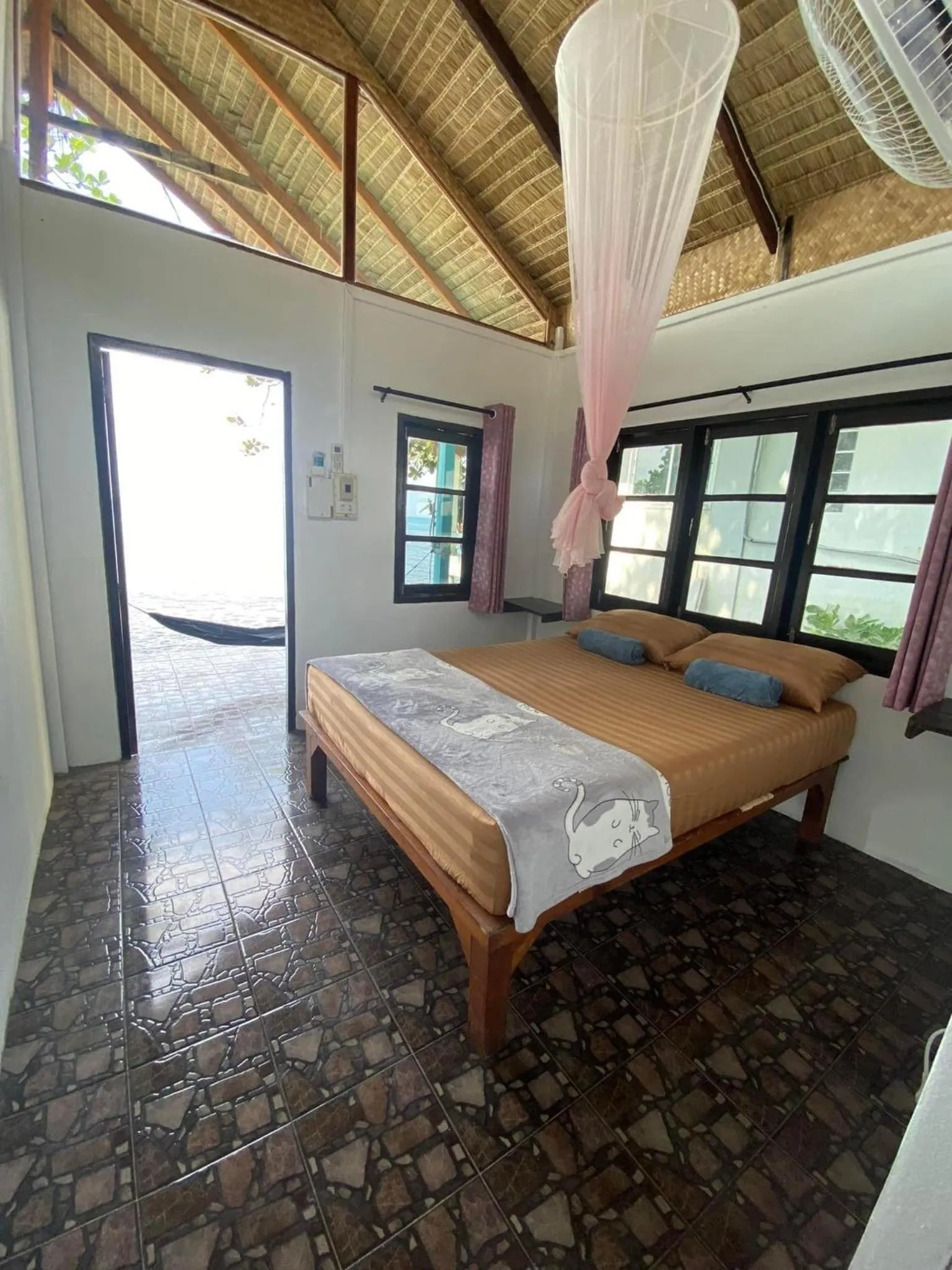 Bed in Blue Sky Resort