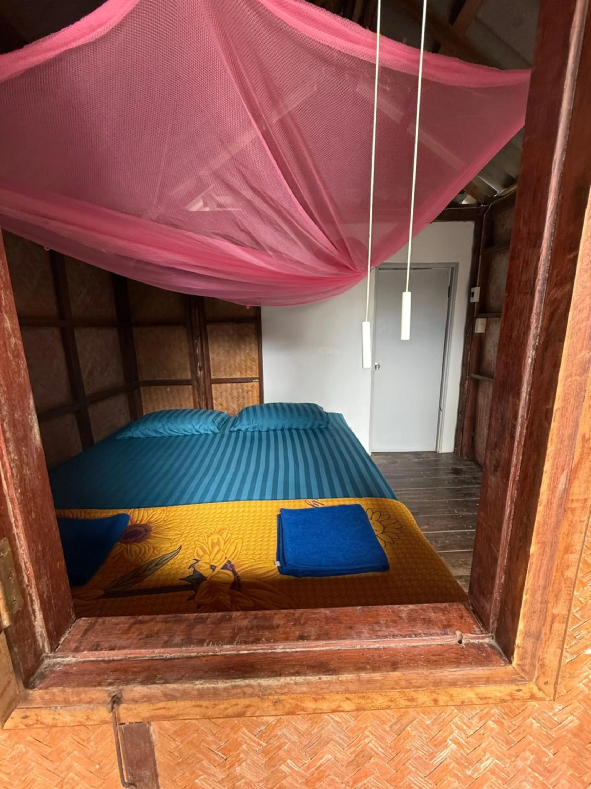 Bed in Blue Sky Resort