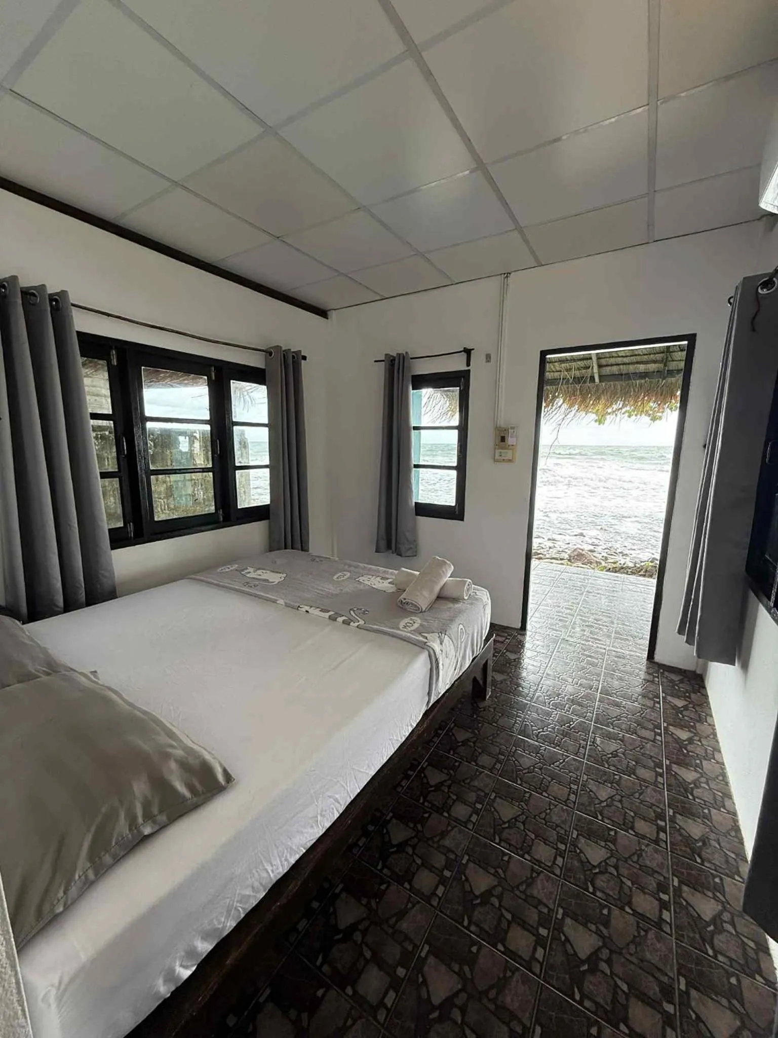 Bed in Blue Sky Resort