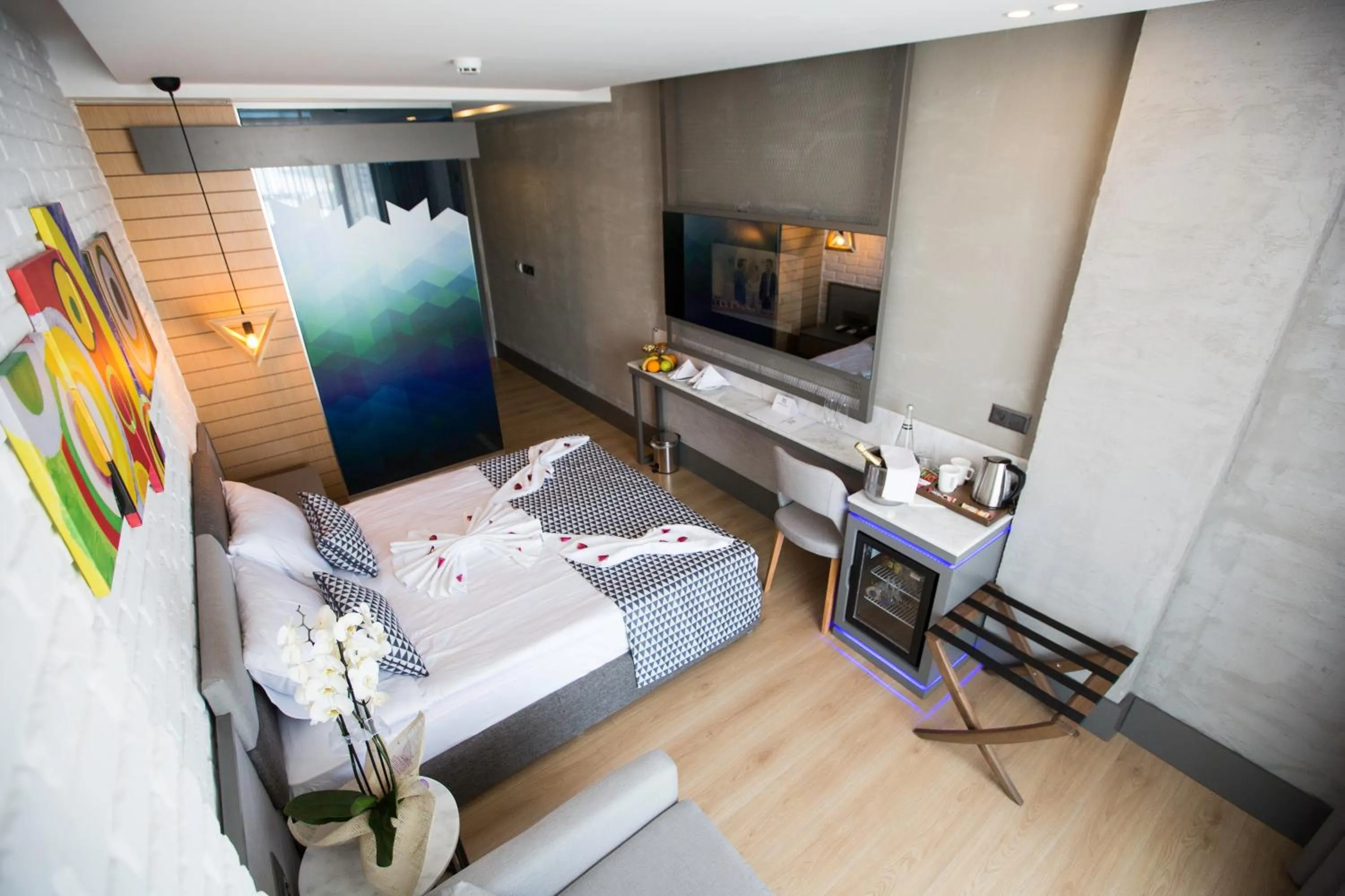 Bed in Laren Family Hotel & Spa - Boutique Class