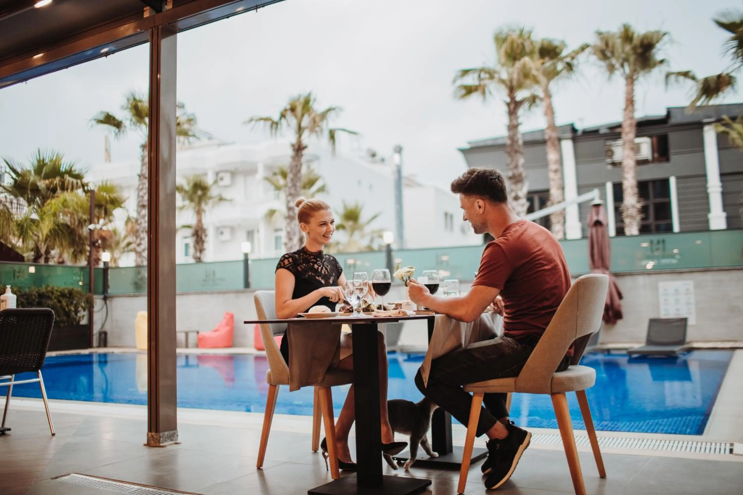 Patio in Laren Family Hotel & Spa - Boutique Class