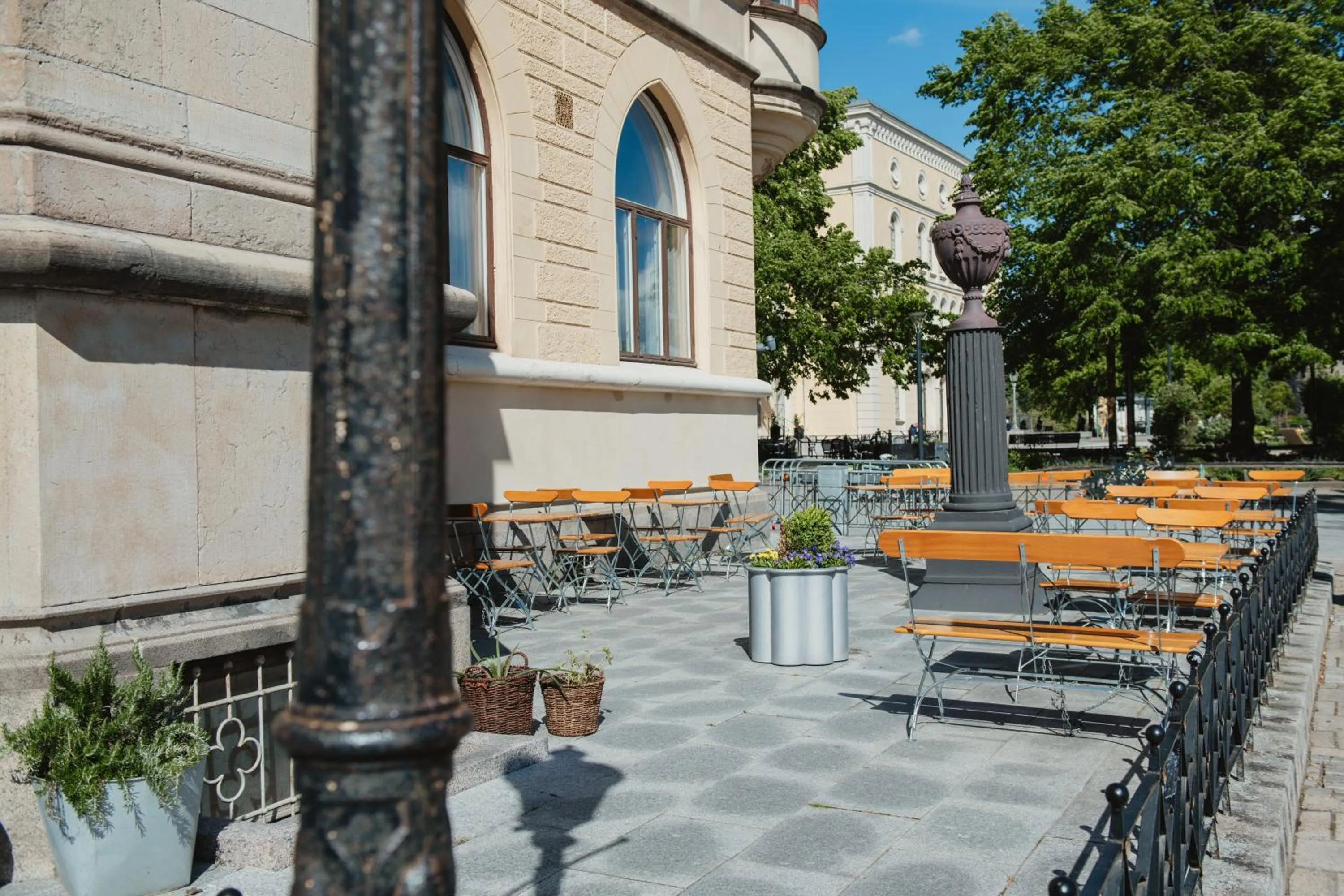 Property building in Home Hotel Borgen