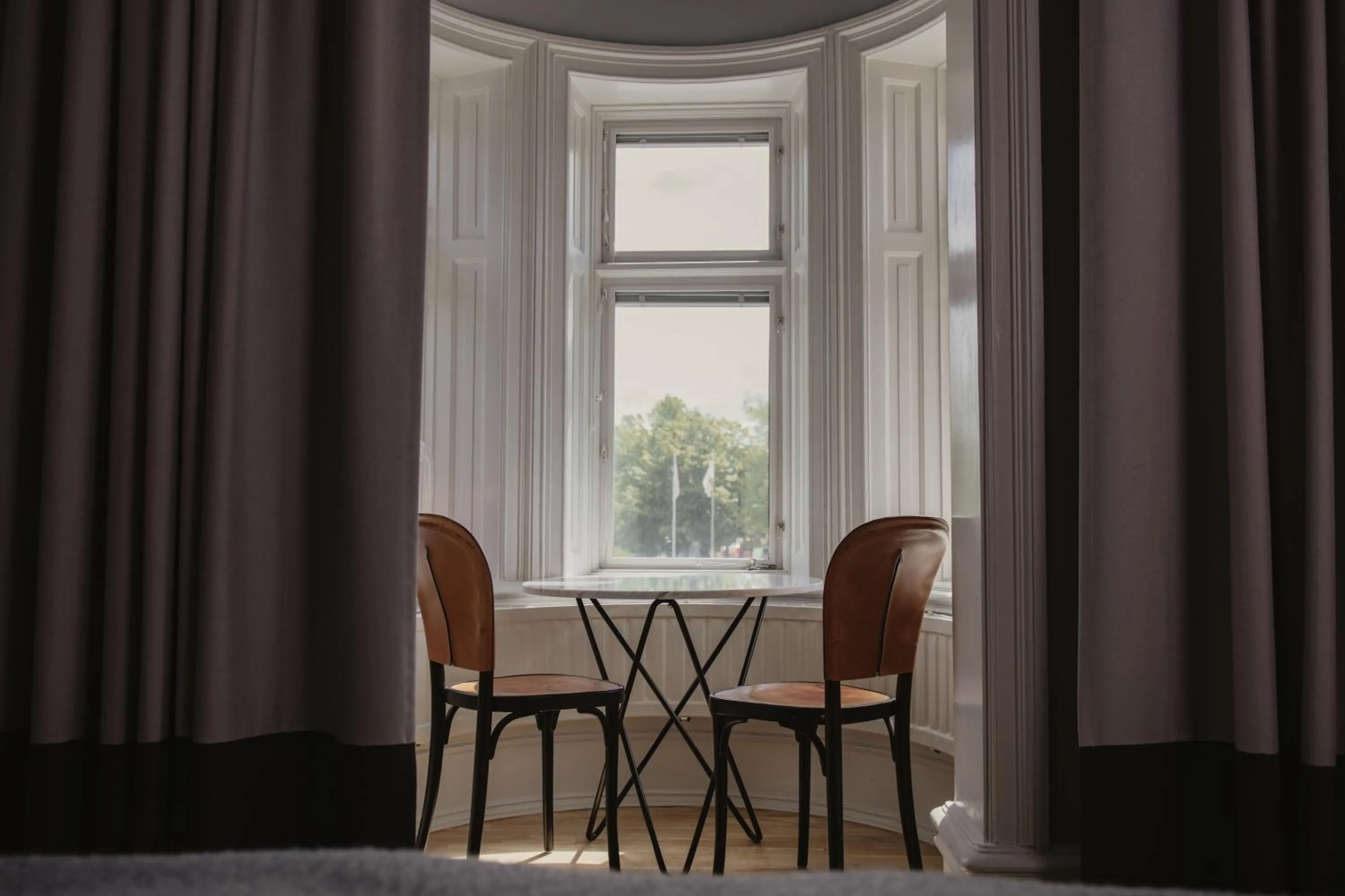 Property building in Home Hotel Borgen