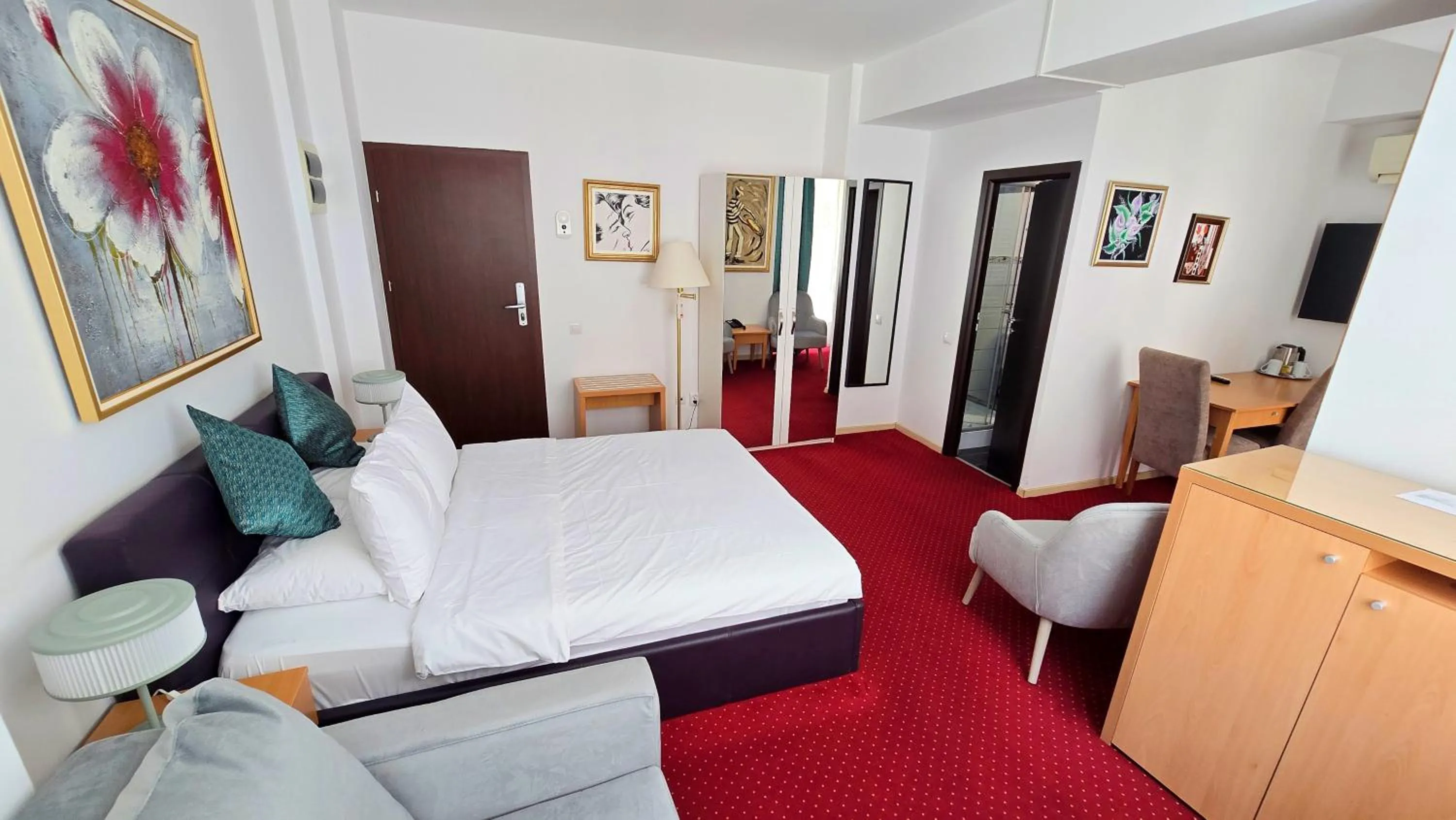 Bed in Bucur Accommodation