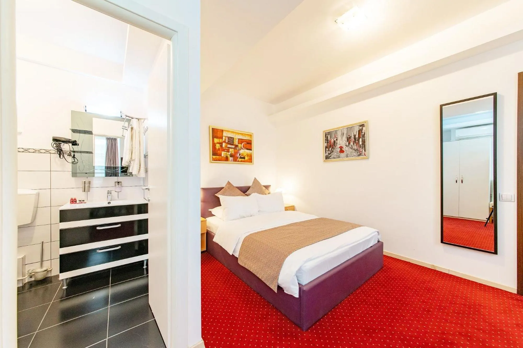 Bed in Bucur Accommodation